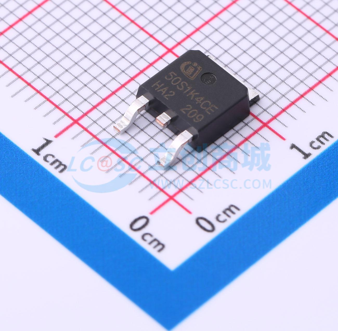 点击查看大图 IPD50R1K4CE实物图