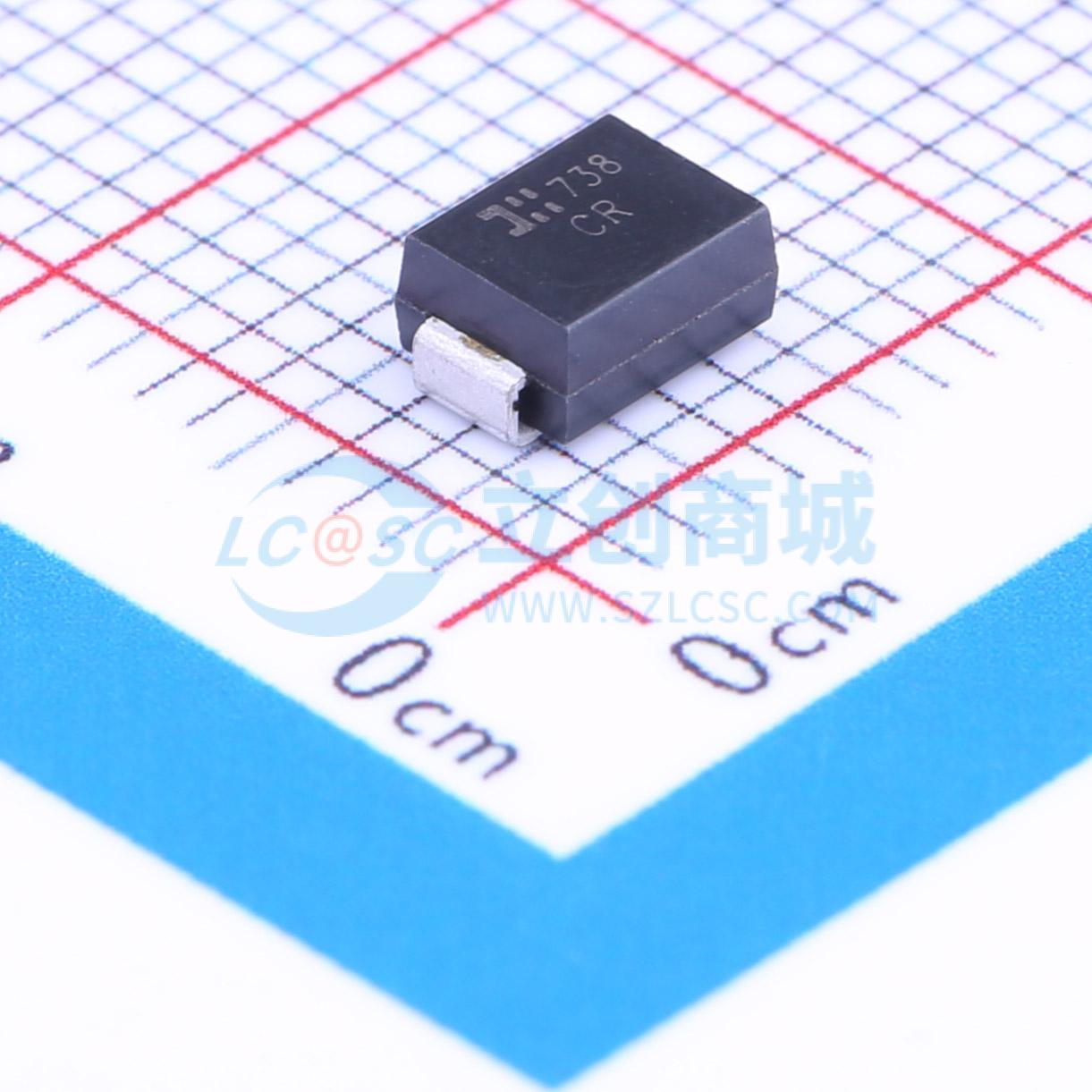 点击查看大图 SMBJ40CA-13-F实物图