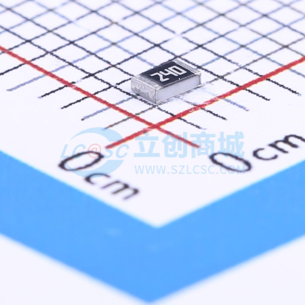 点击查看大图 RC0805JR-0724RL实物图