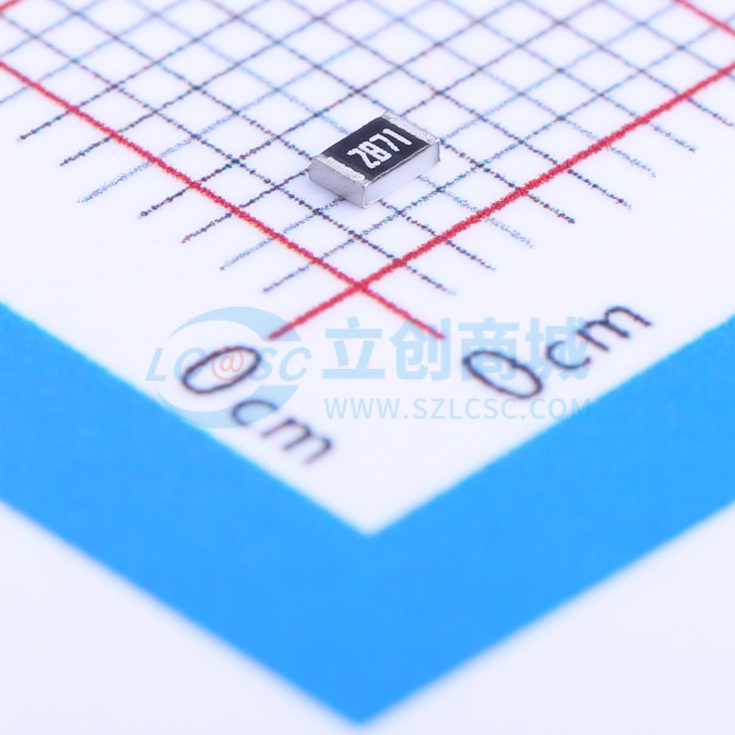 点击查看大图 RC0805FR-072K87L实物图