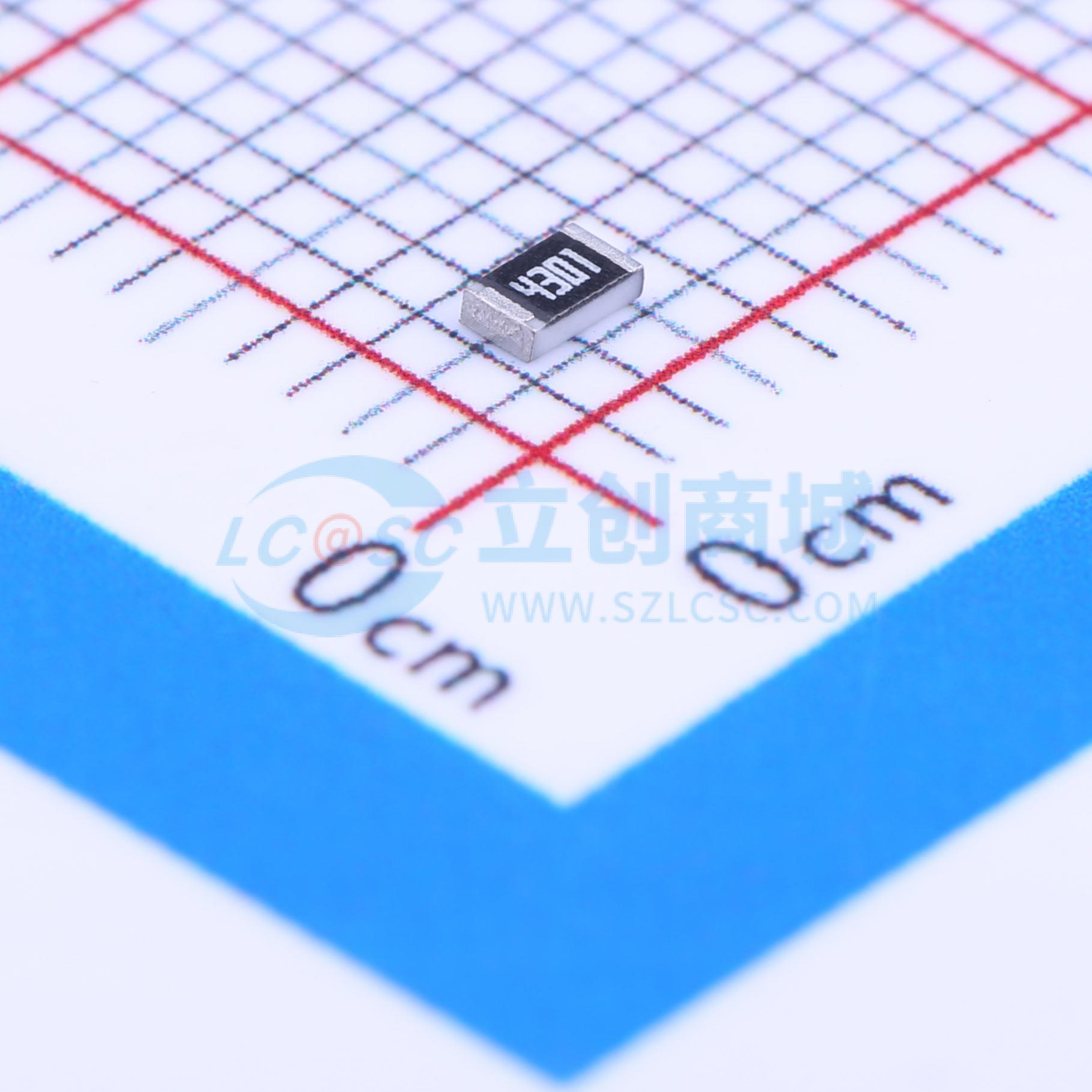 点击查看大图 RC0805FR-074K3L实物图