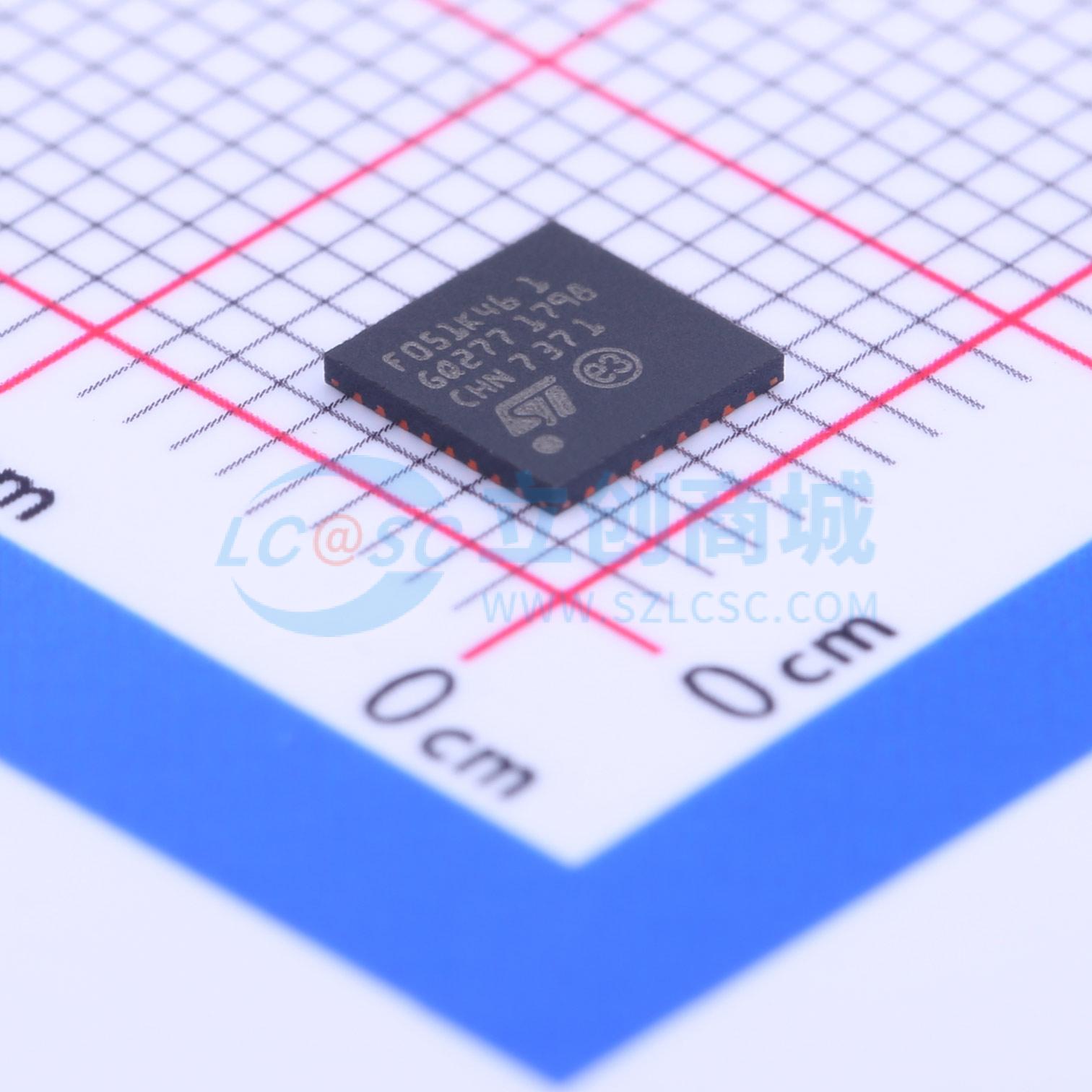 点击查看大图 STM32F051K4U6TR实物图