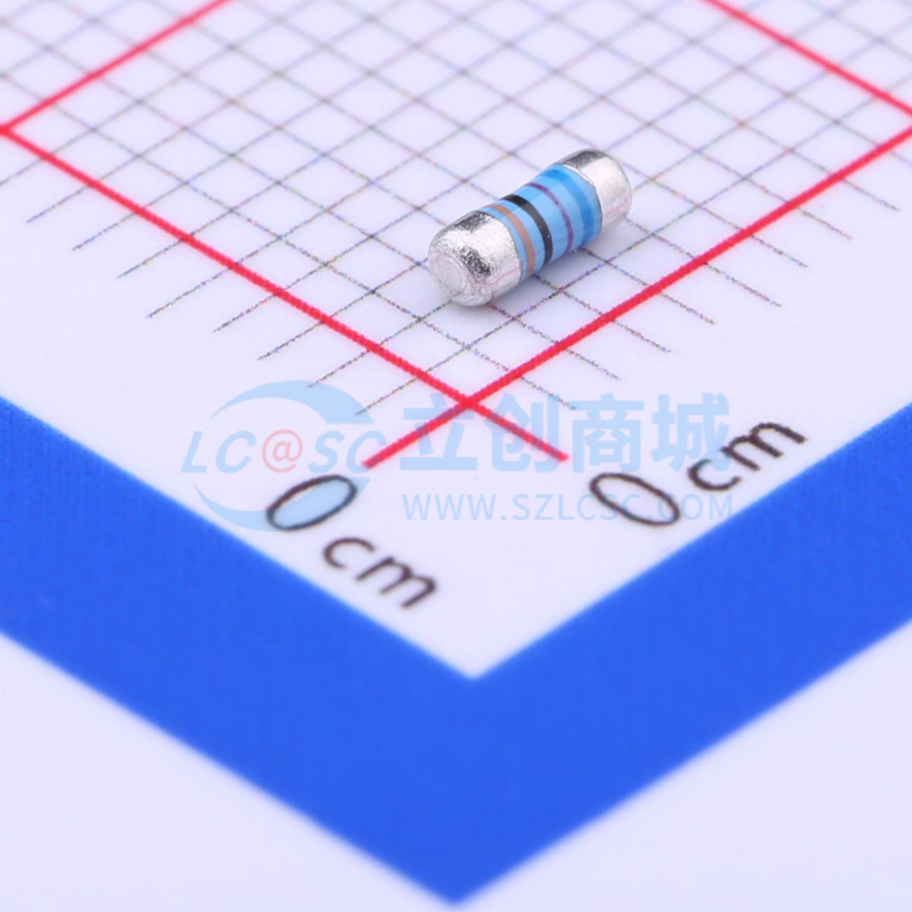 点击查看大图 MELF-MFR02041/4WS620KΩFT50实物图