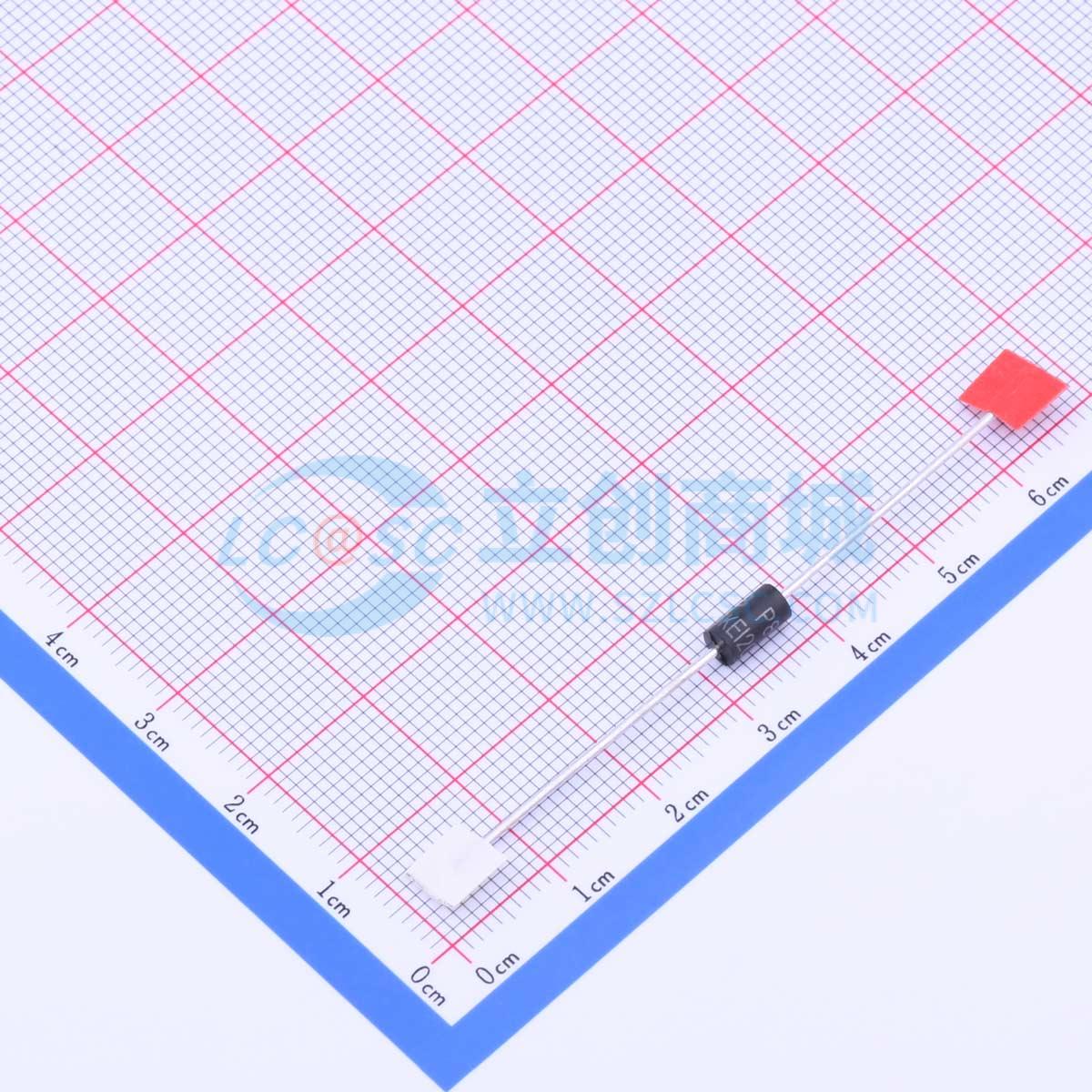 点击查看大图 P6KE120CA实物图