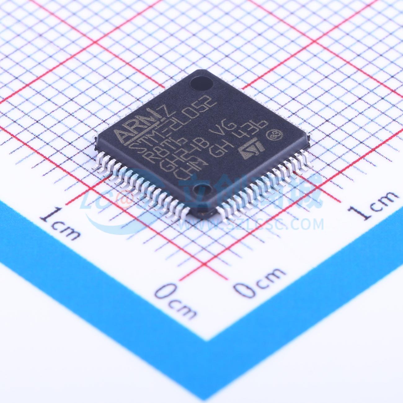 点击查看大图 STM32L052R8T6实物图