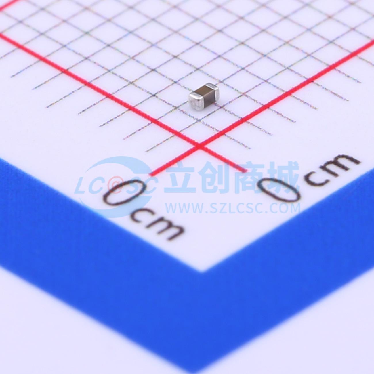 GRM155C81E104KA12D实物图