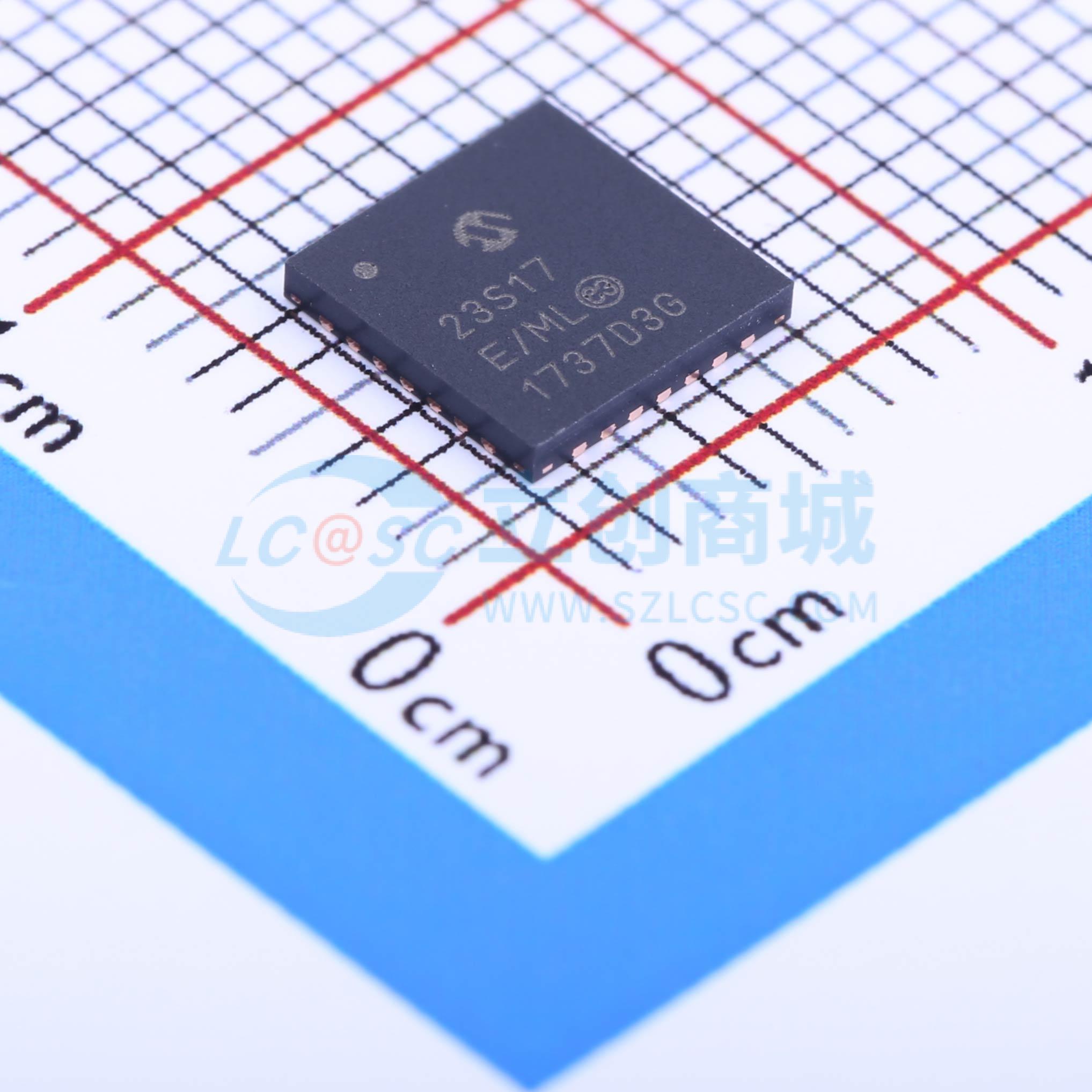 点击查看大图 MCP23S17-E/ML实物图