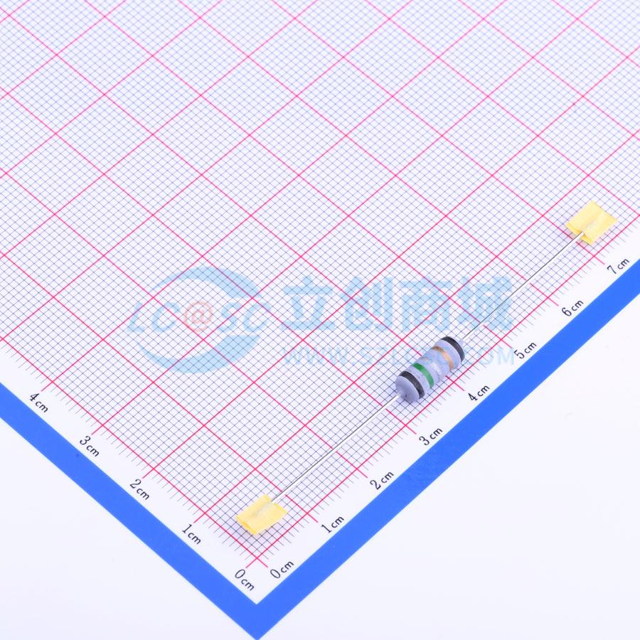 点击查看大图 KNP2WS-0.05Ω±5% T实物图