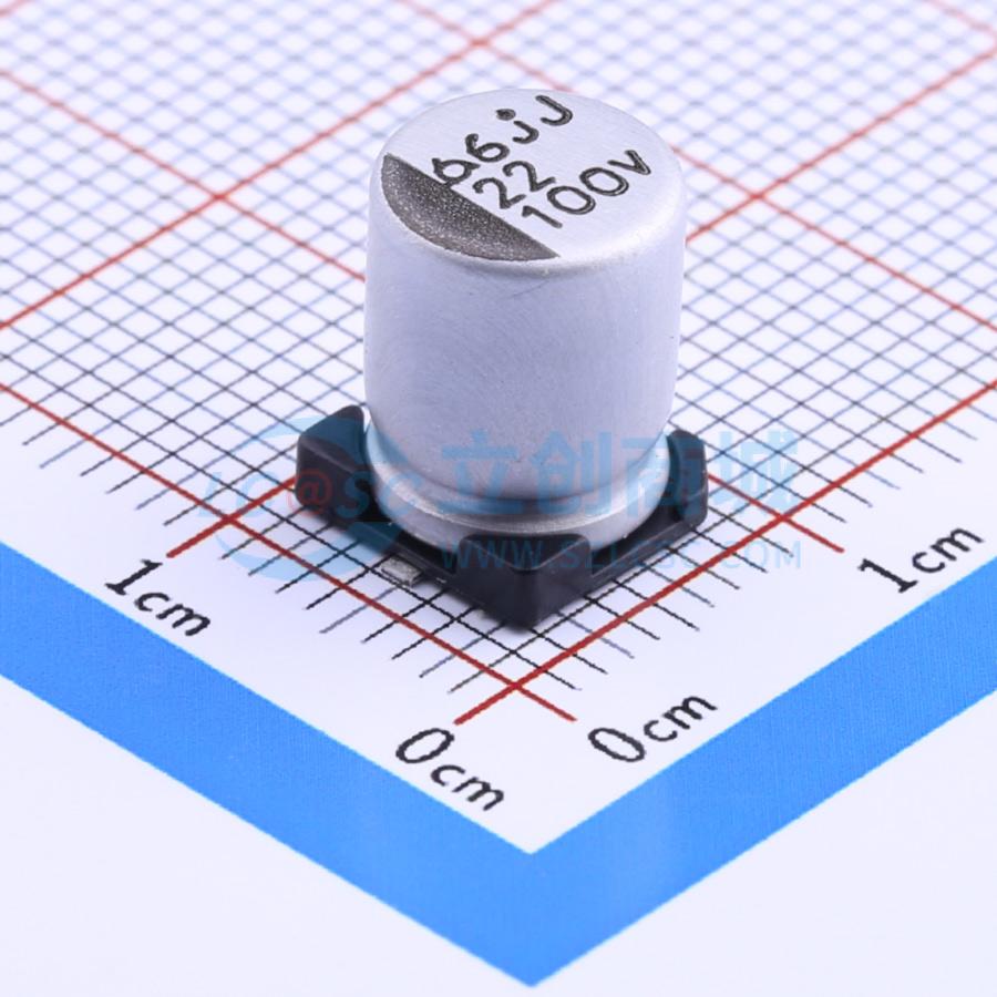 BXJ100V22UF8*10实物图