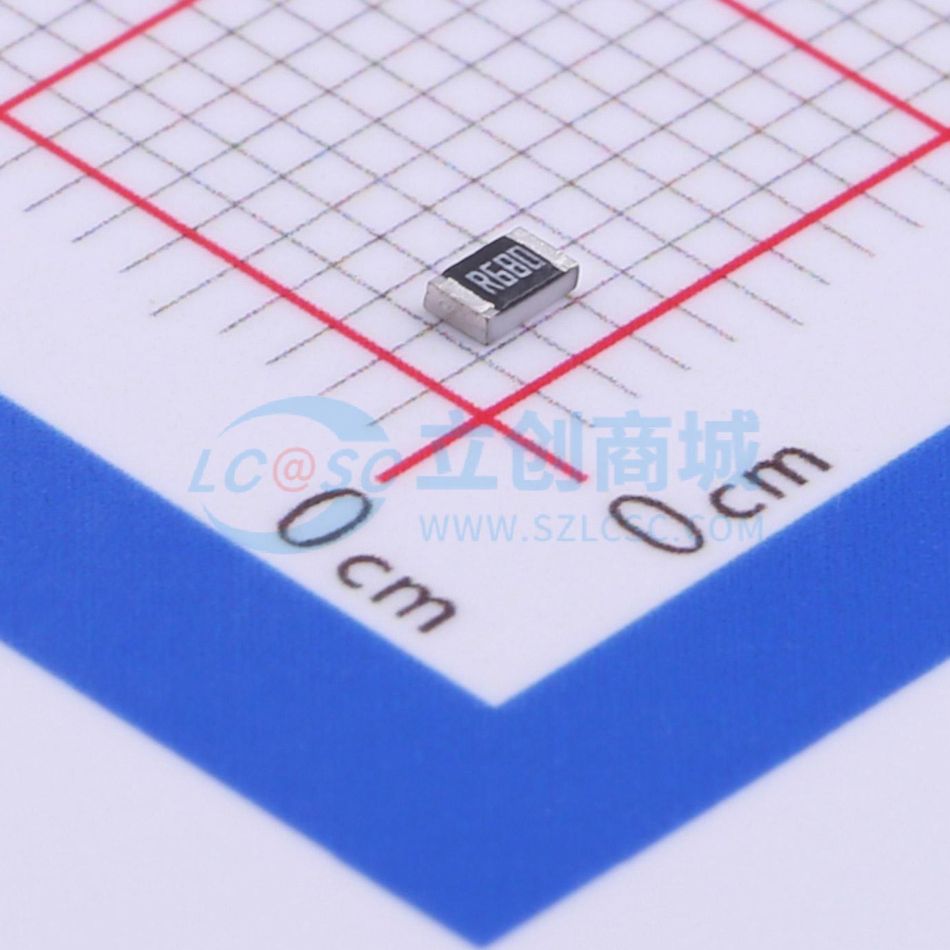 点击查看大图 RL0805FR-070R68L实物图