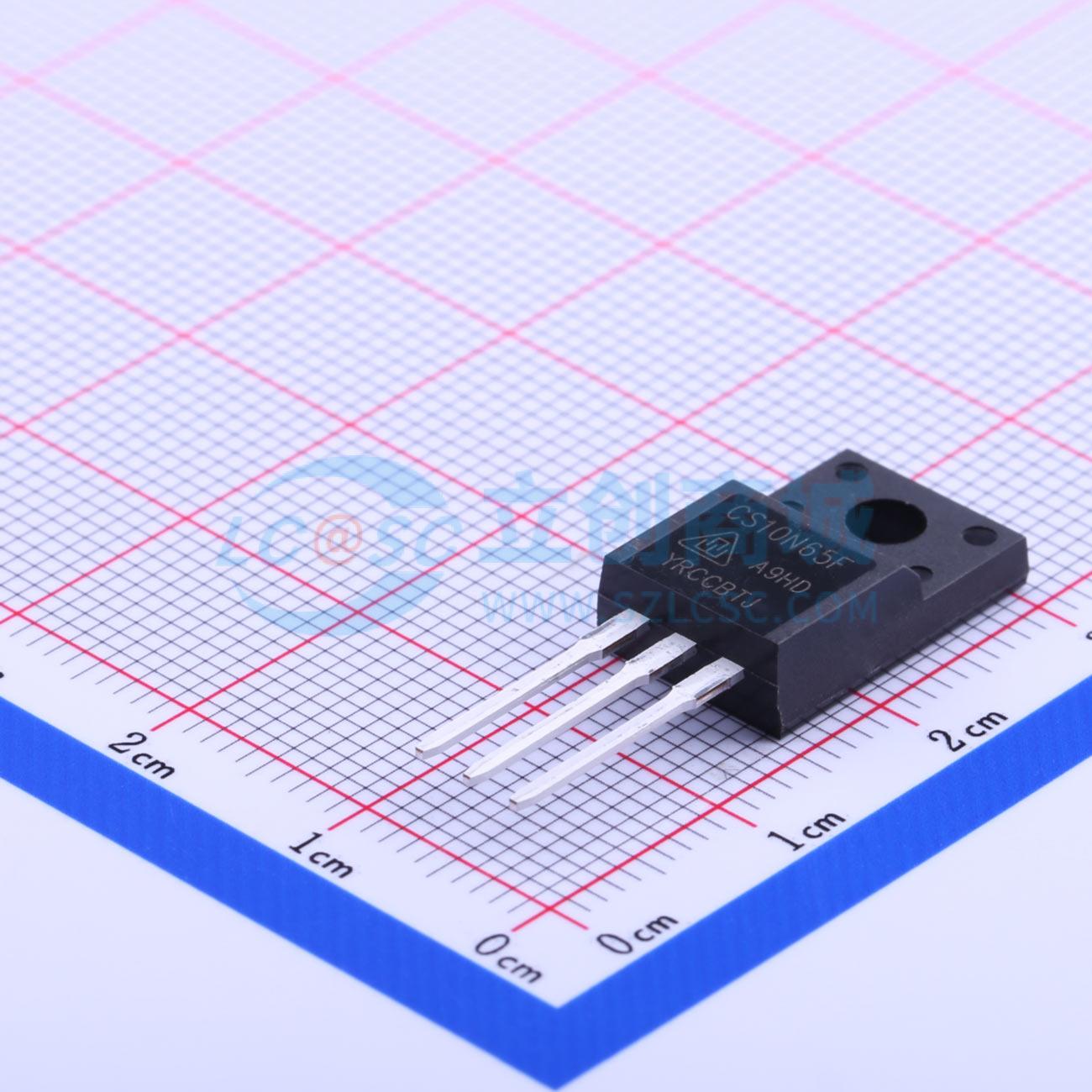 点击查看大图 CS10N65FA9HD实物图