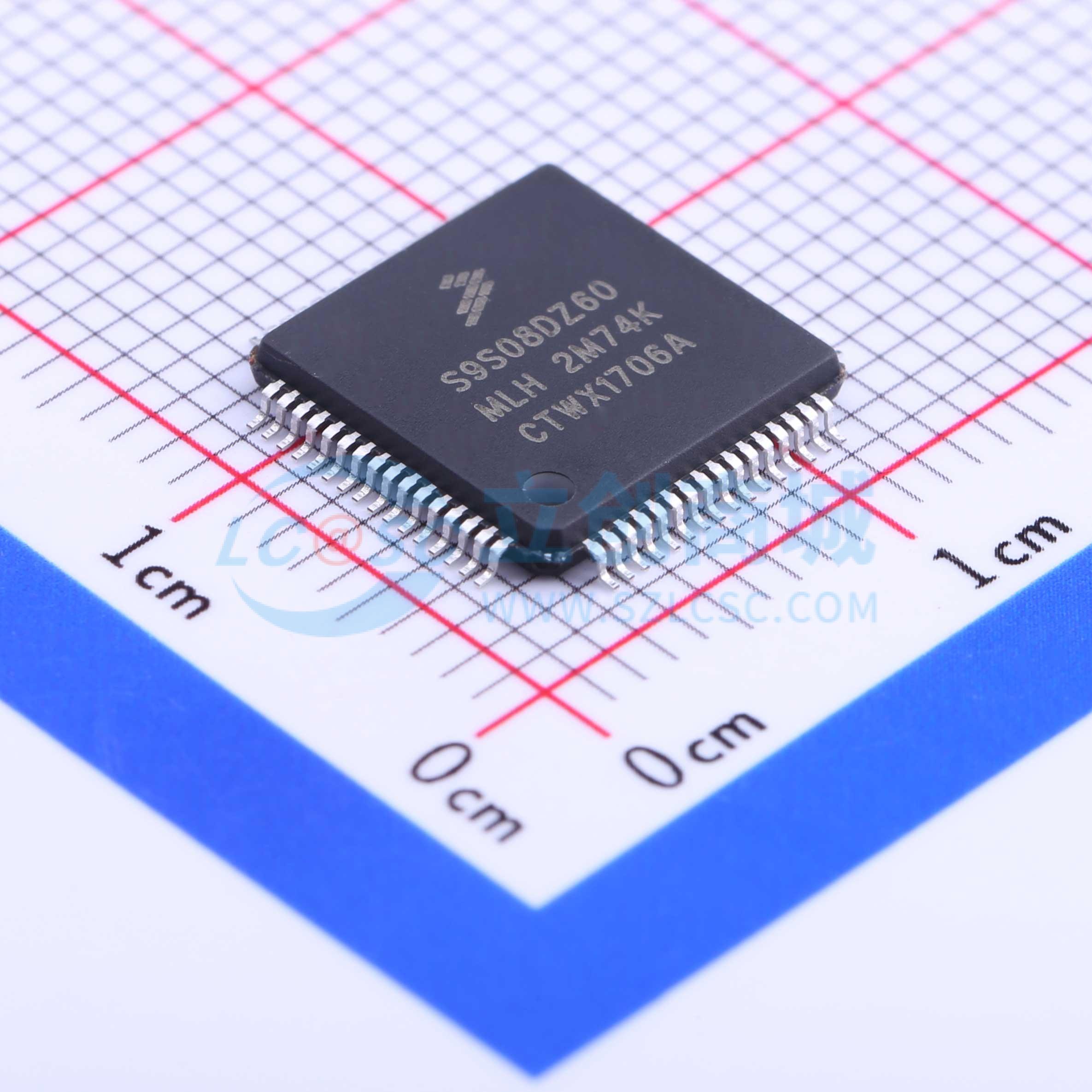 S9S08DZ60F2MLH实物图