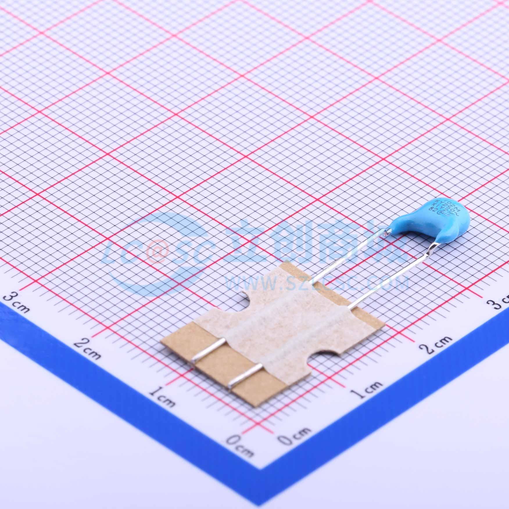 DE2E3KY102MN2AM01F实物图