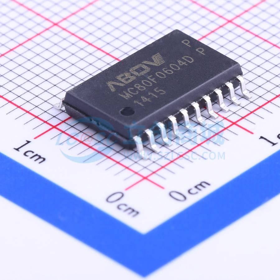 点击查看大图 MC80F0604实物图