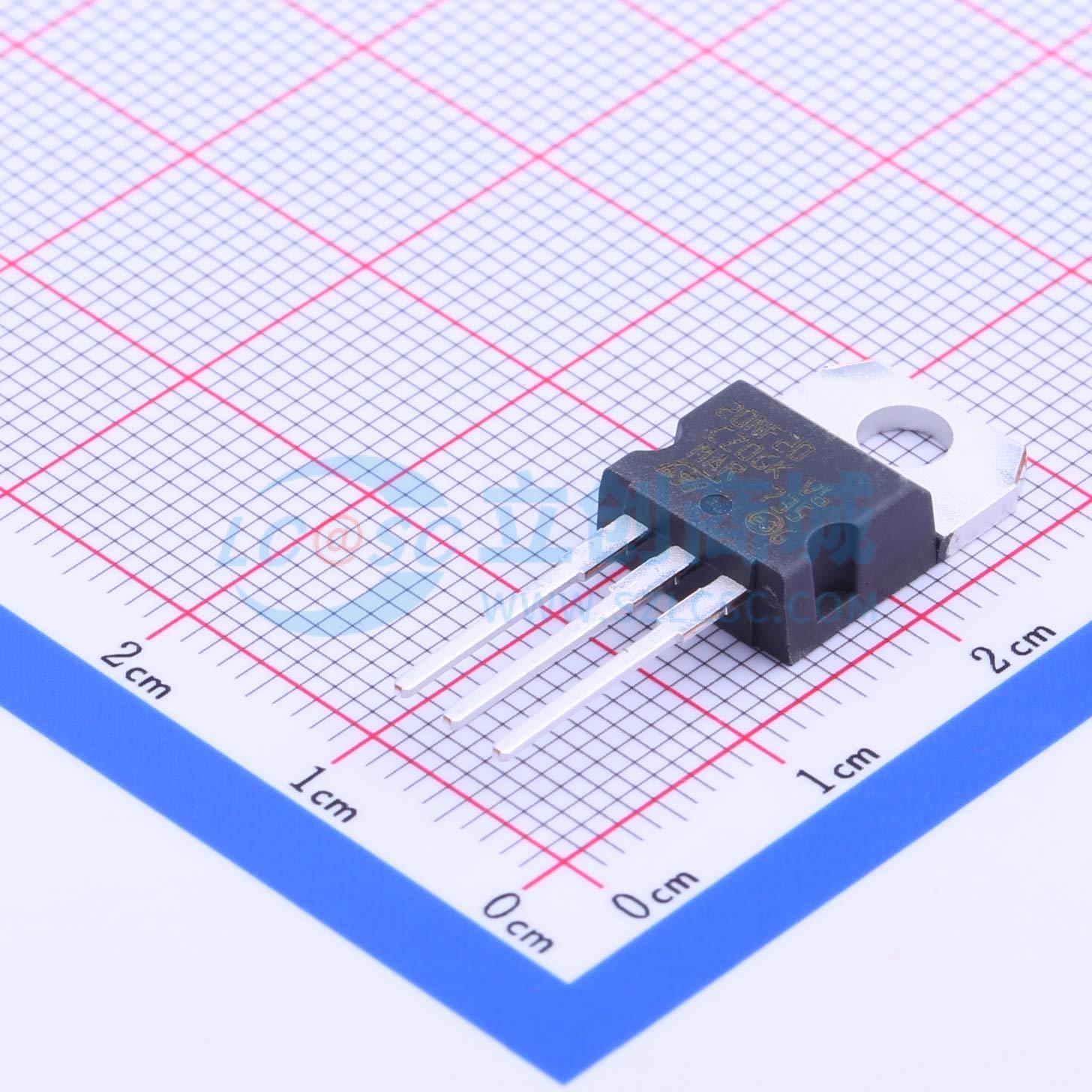 点击查看大图 STP20NF20实物图