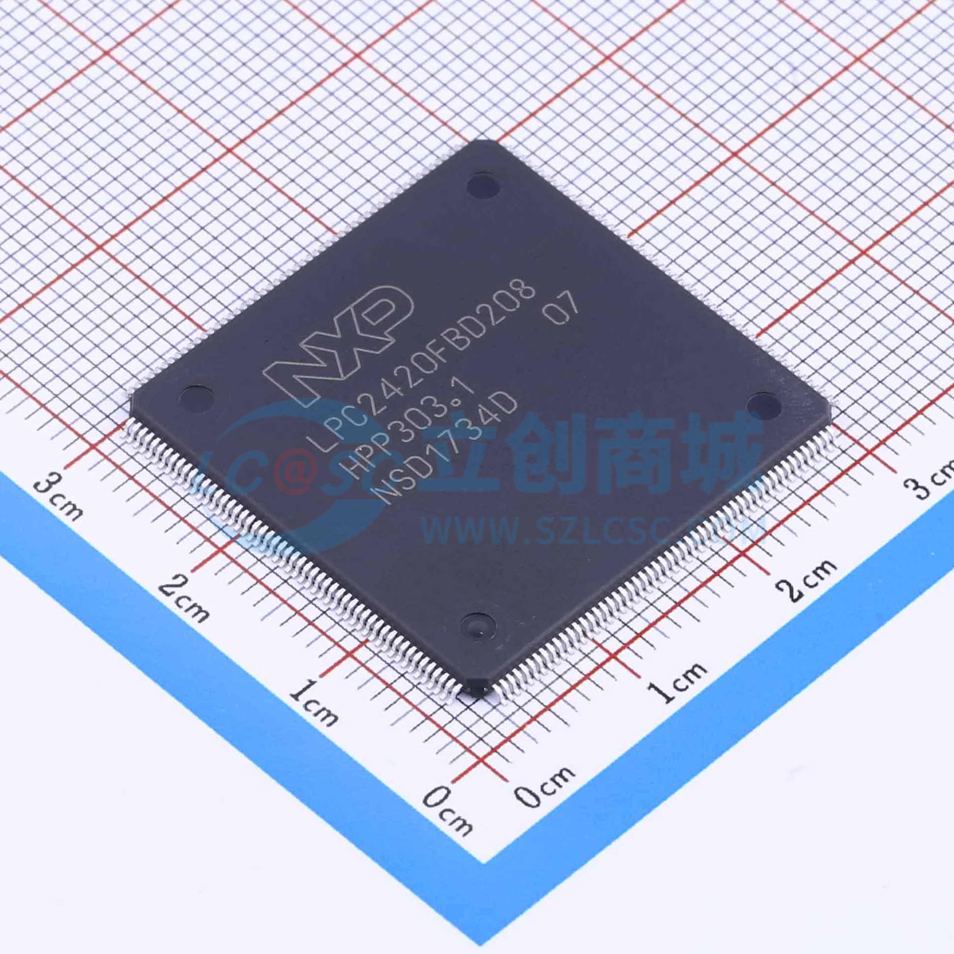 点击查看大图 LPC2420FBD208,551实物图