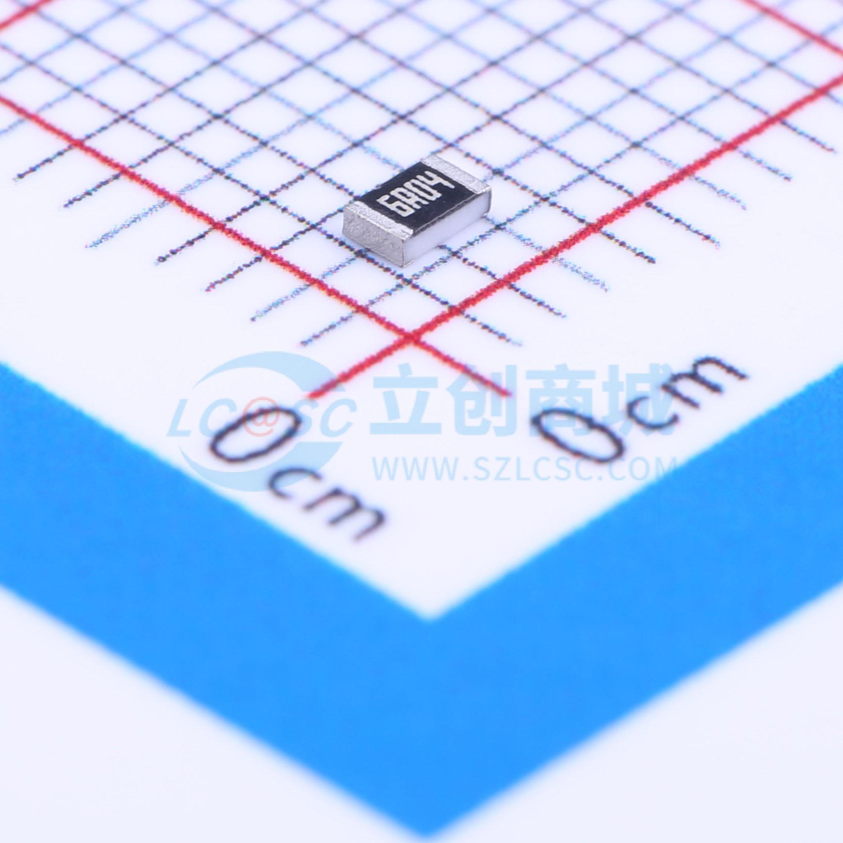 点击查看大图 RC0805FR-076R04L实物图