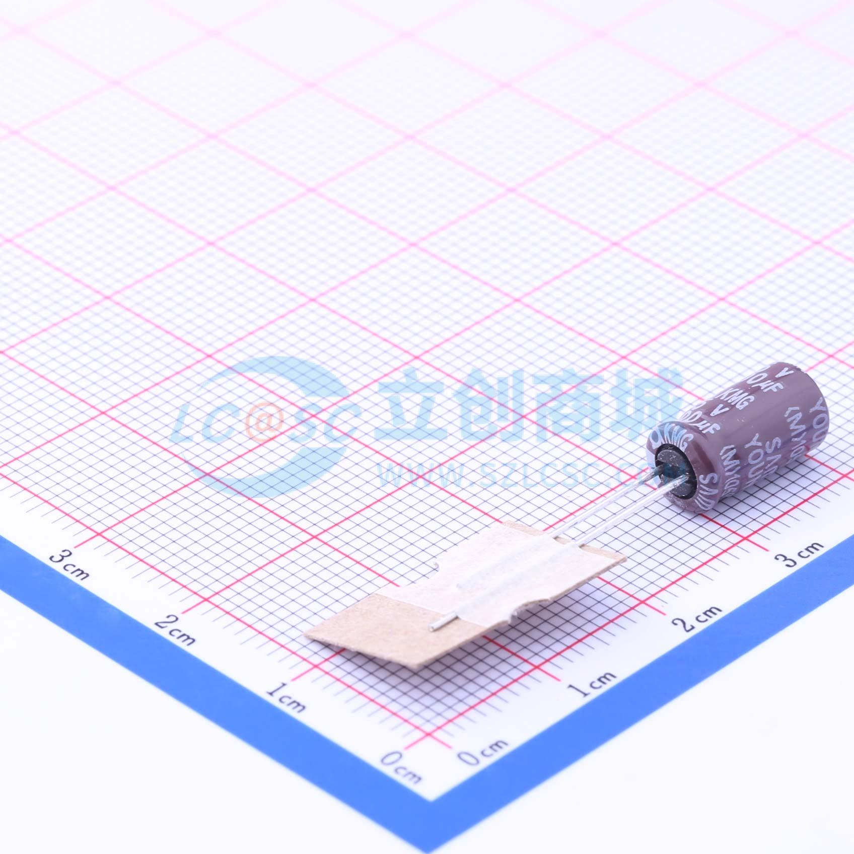 KMG35V100 6.3*11实物图