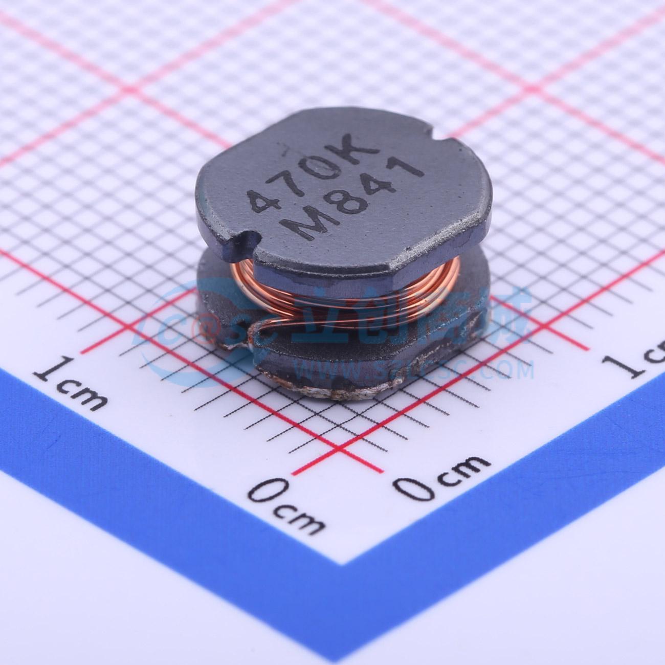 点击查看大图 CD105T125NP-470KC实物图