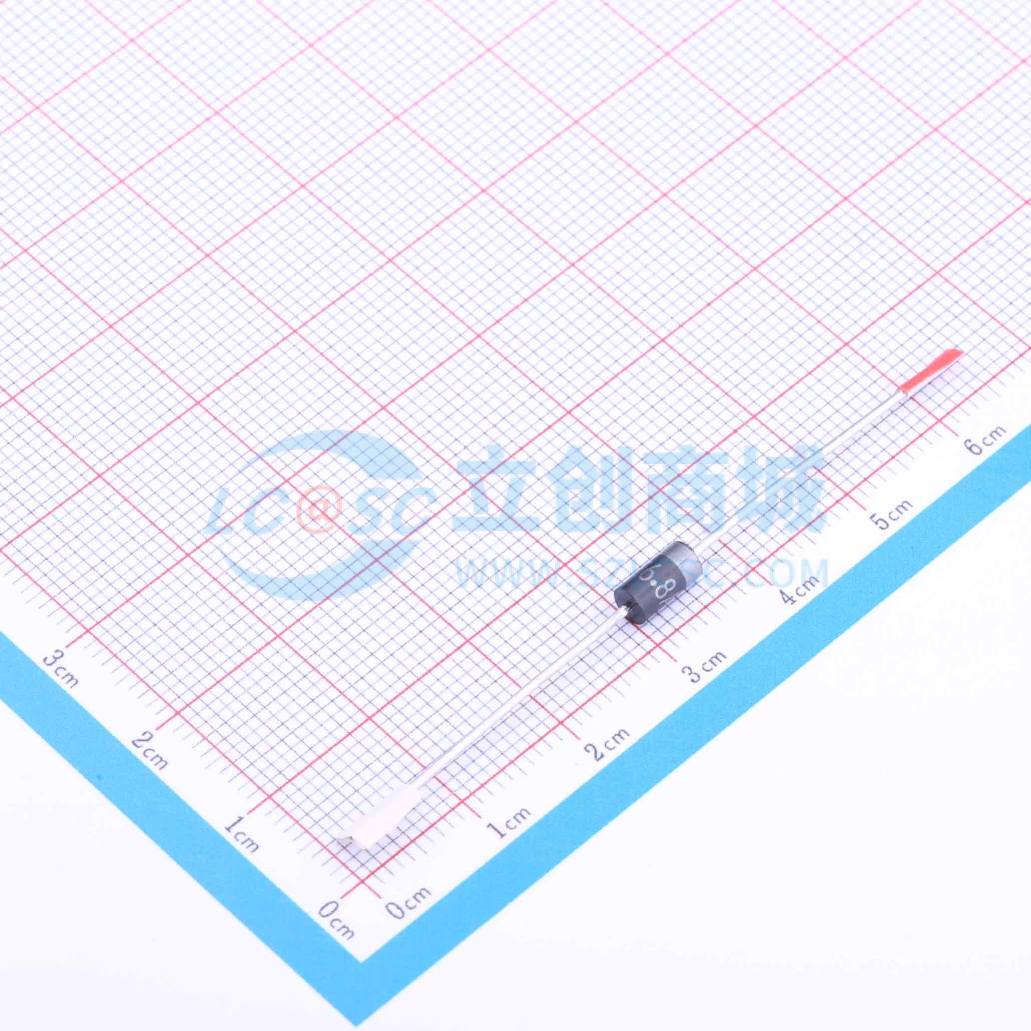 点击查看大图 P6KE6.8A实物图