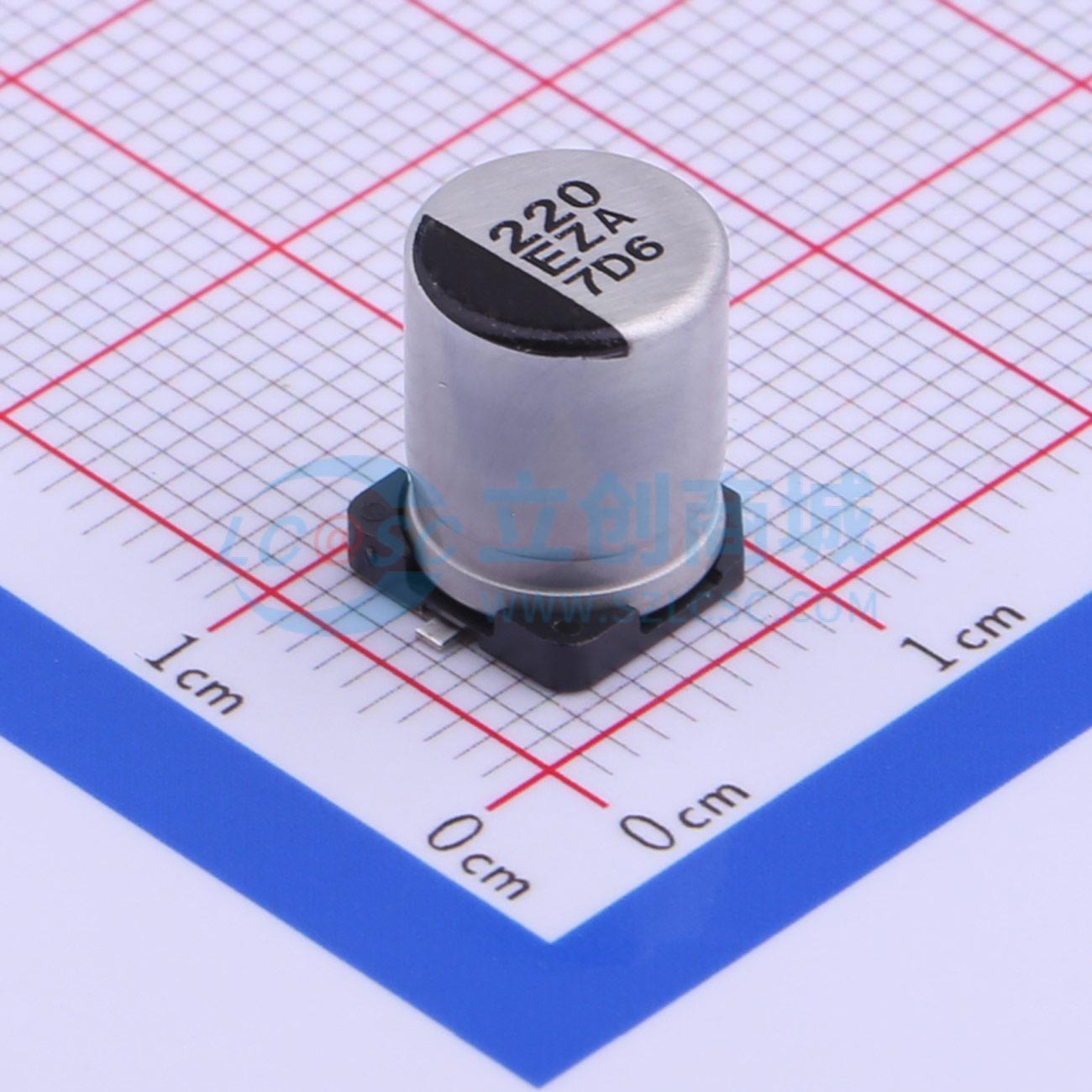 点击查看大图 EEHZA1E221P实物图