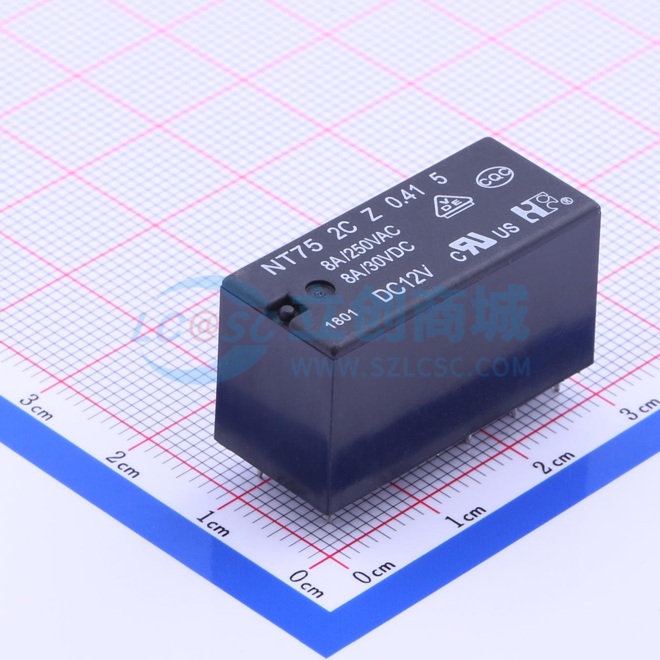 点击查看大图 NT752CZ100.415.0DC12V实物图