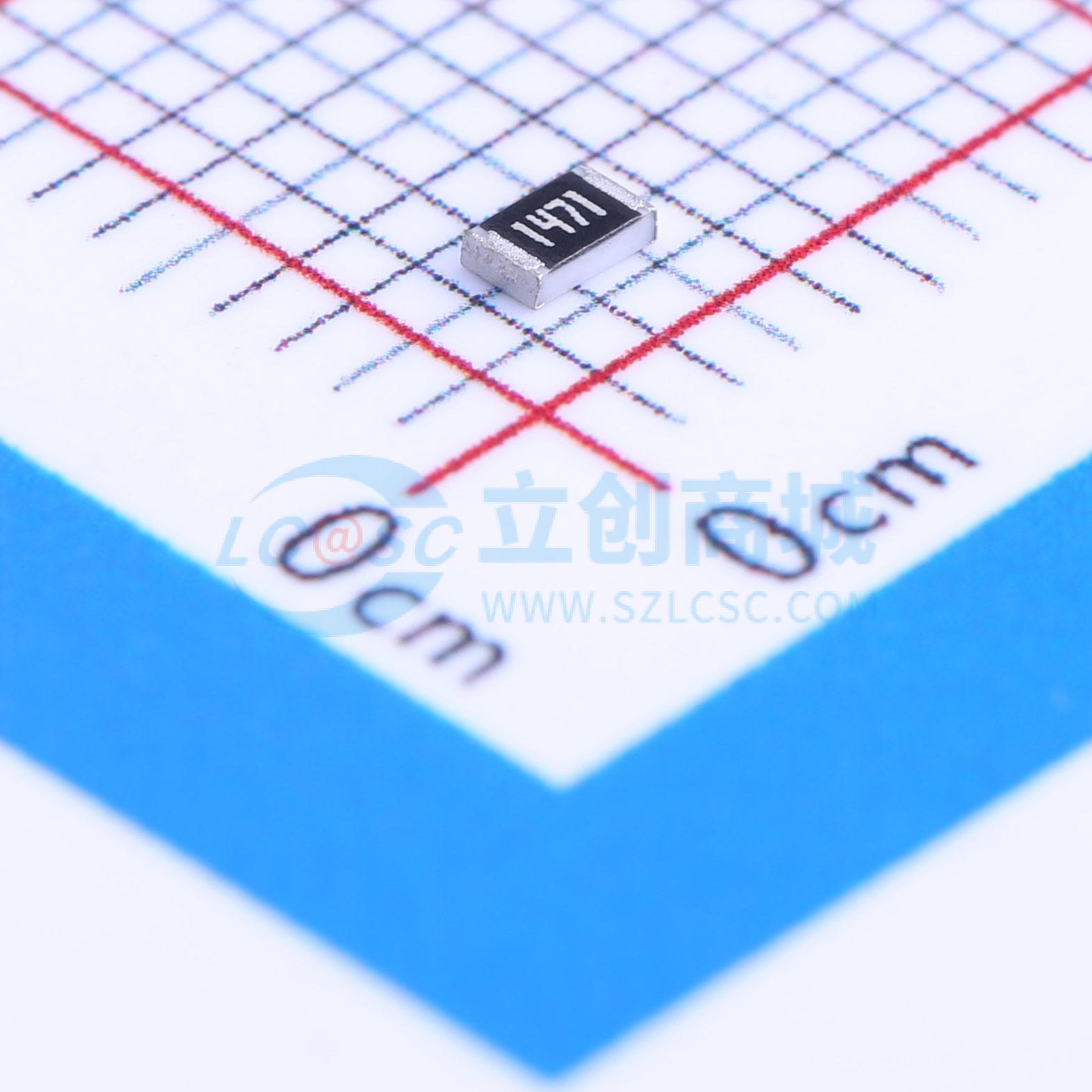 点击查看大图 RC0805FR-071K47L实物图