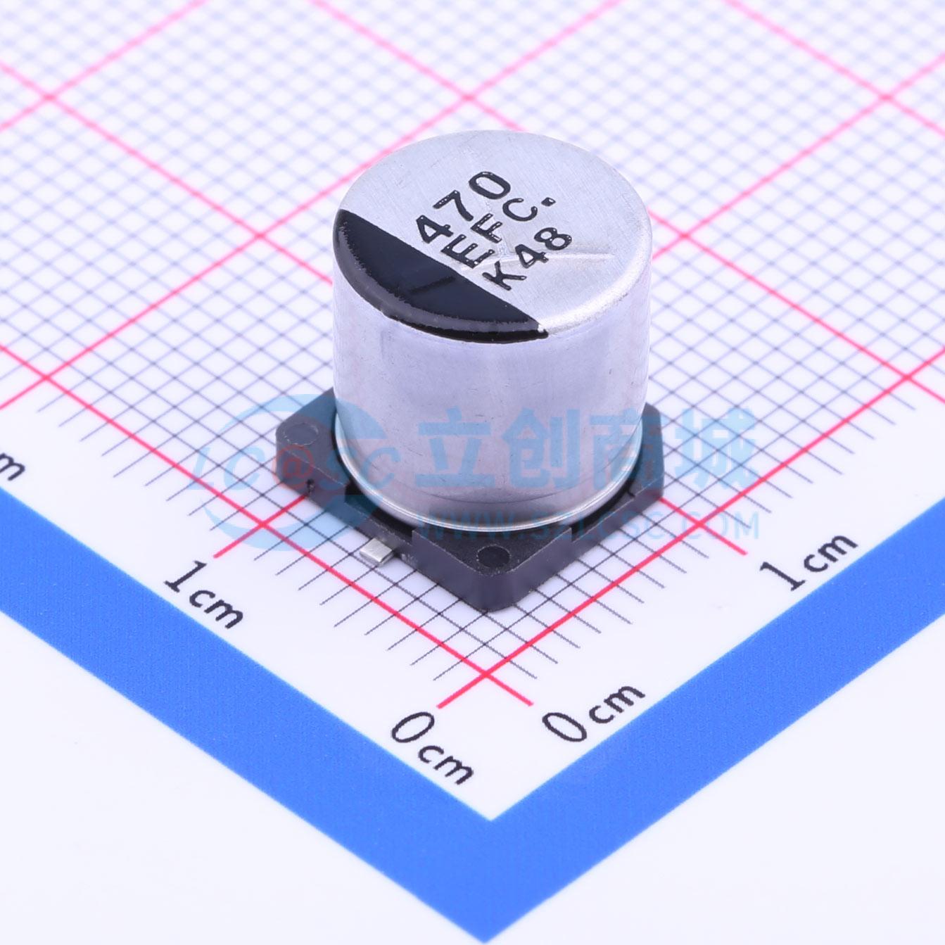 点击查看大图 EEEFC1E471AP实物图