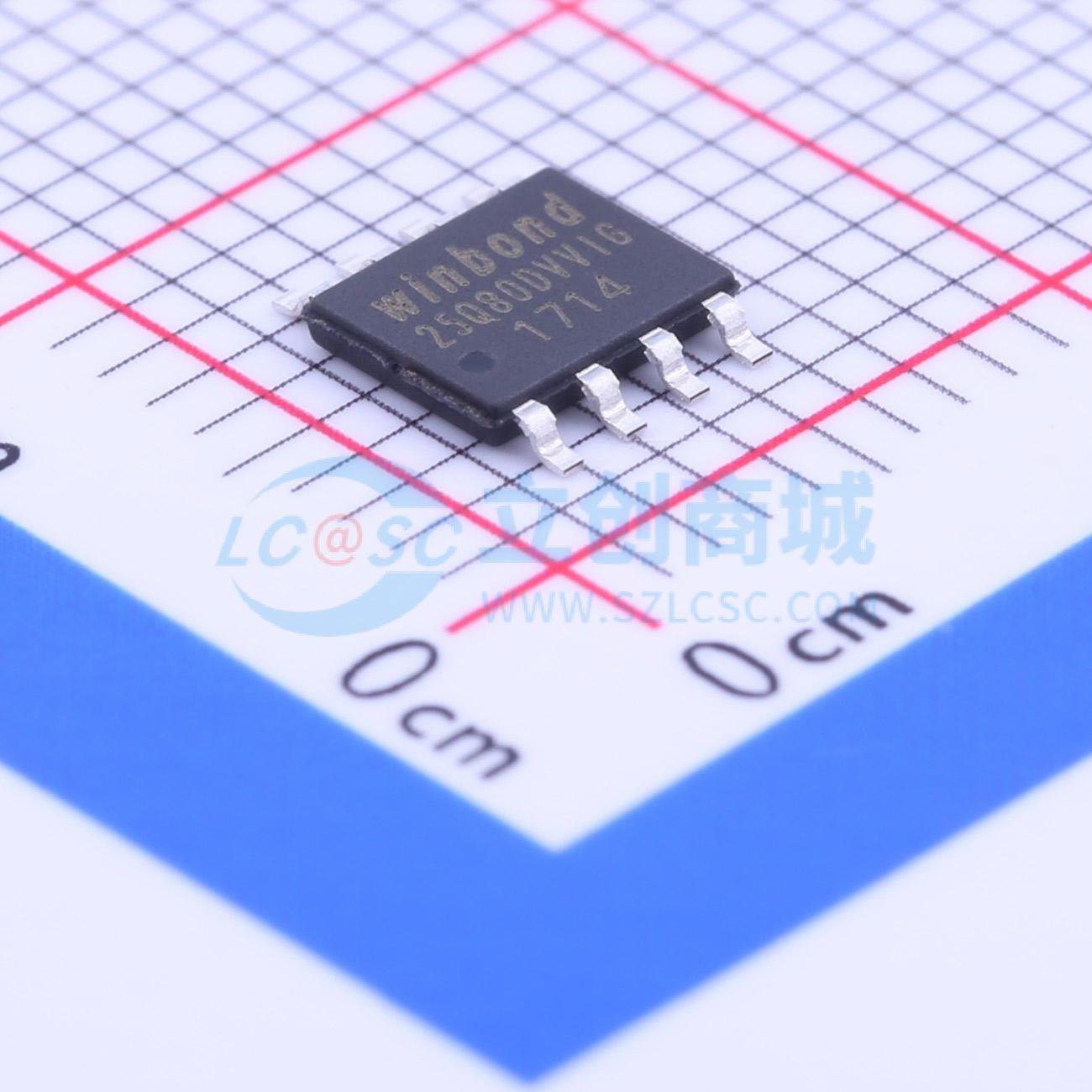 W25Q80DVSVIG-TR实物图