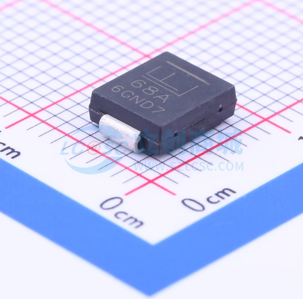 1.5SMC68A实物图