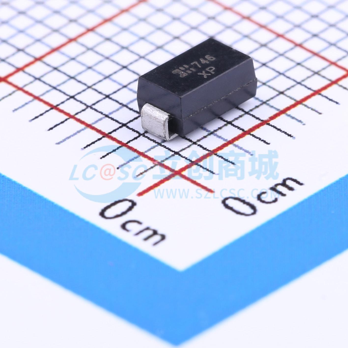 点击查看大图 SMAJ160CA-13-F实物图