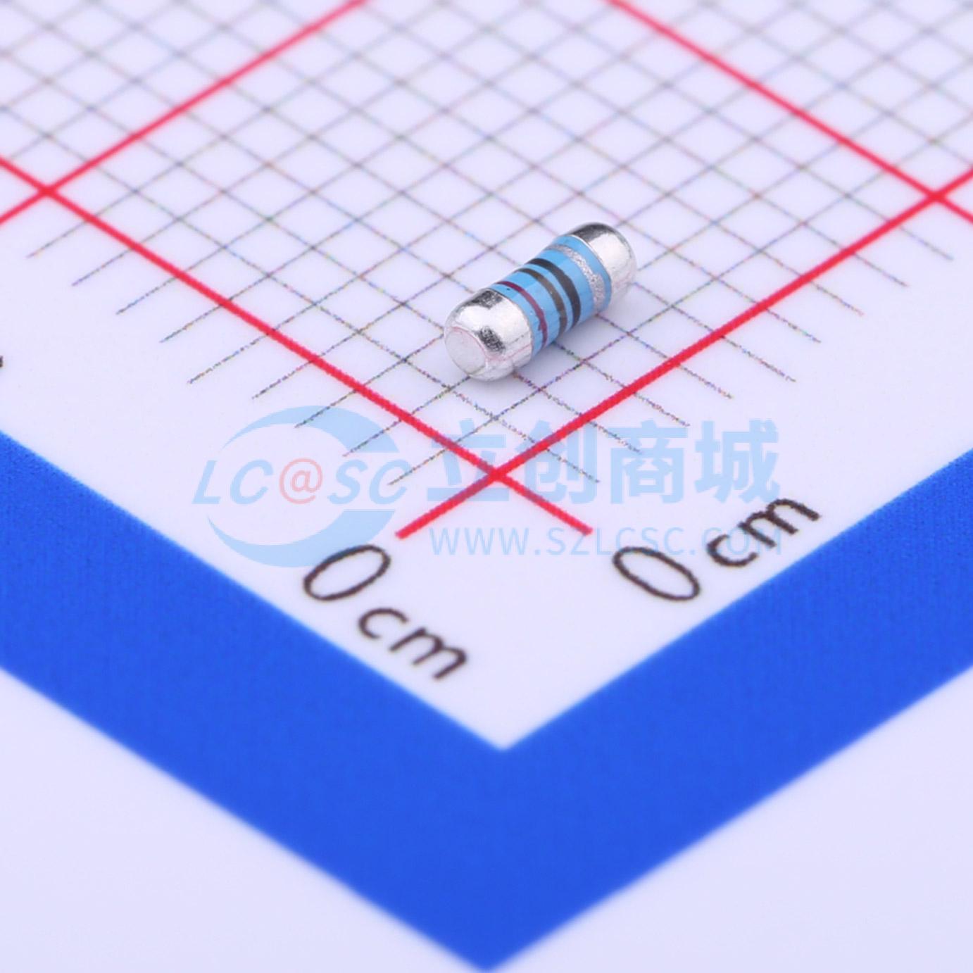 点击查看大图 MELF-MFR02041/4WS2.1ΩFT50实物图