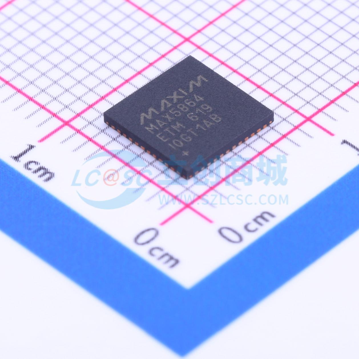 点击查看大图 MAX5864ETM+实物图