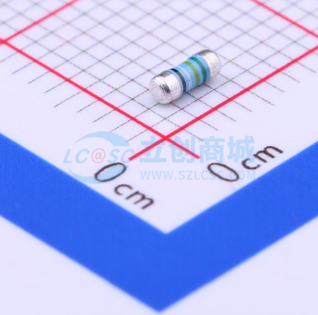 点击查看大图 MELF-MFR02041/4WS549ΩFT50实物图