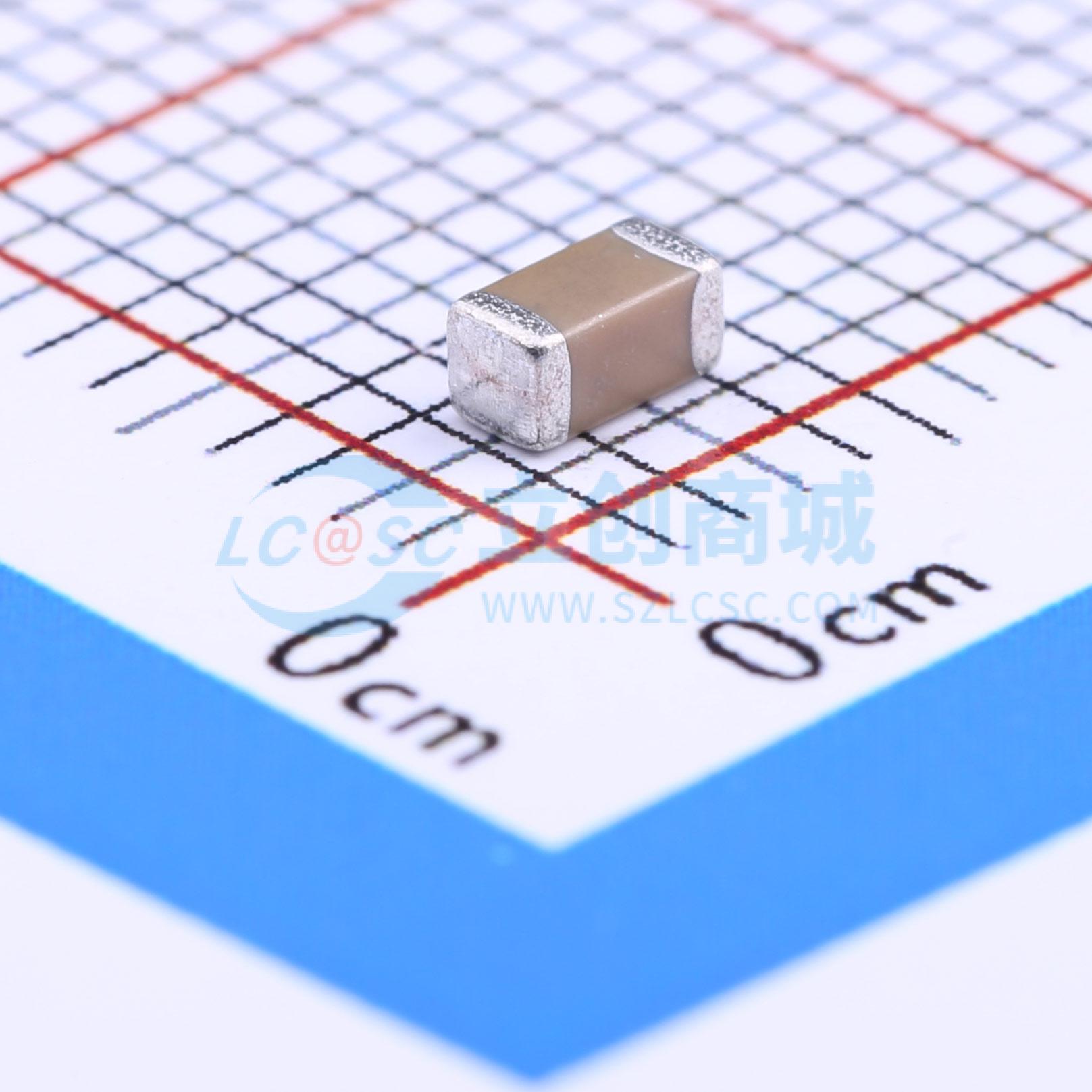 1206X106K100NT实物图