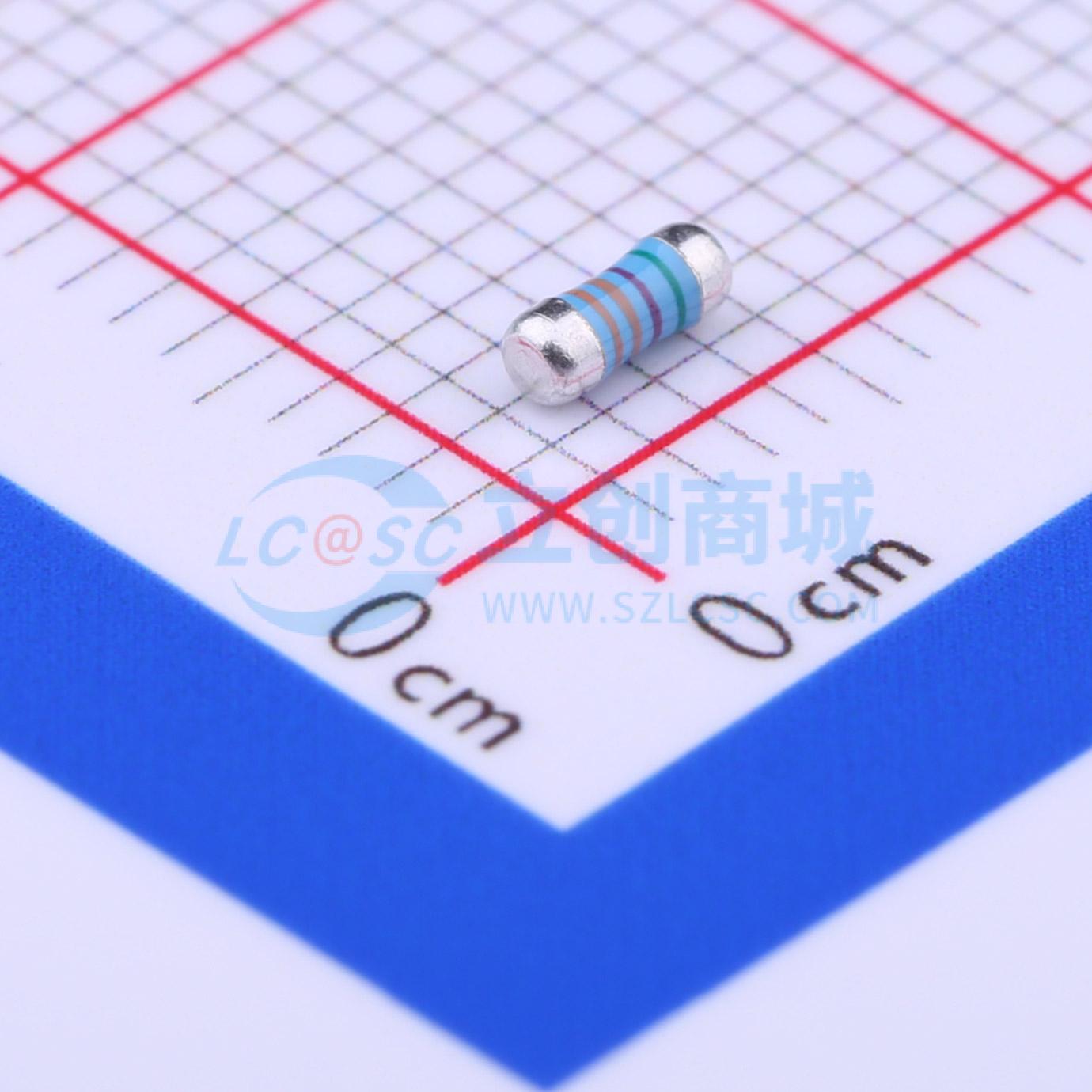 点击查看大图 MELF-MFR02041/4WS523KΩFT50实物图