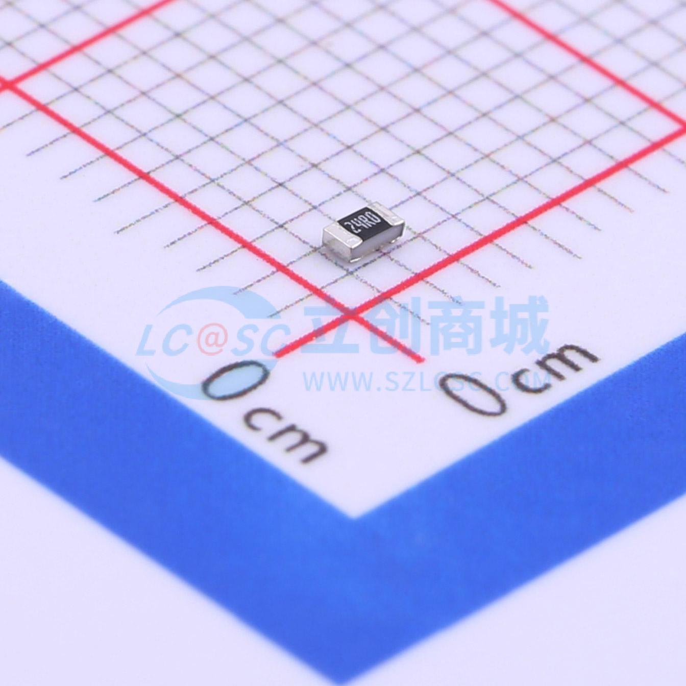 点击查看大图 HPCR0603F24R0K9实物图