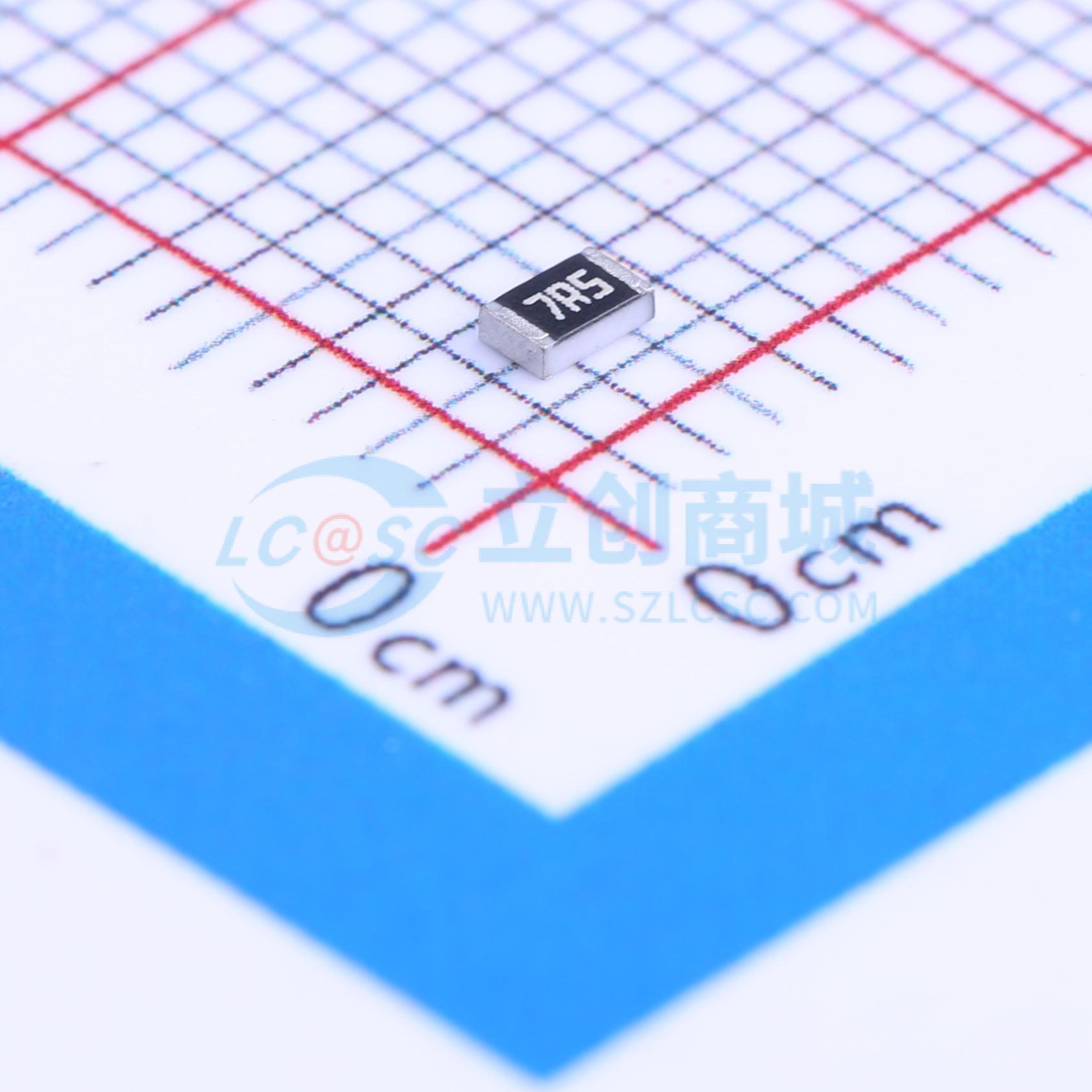 RC0805JR-077R5L实物图