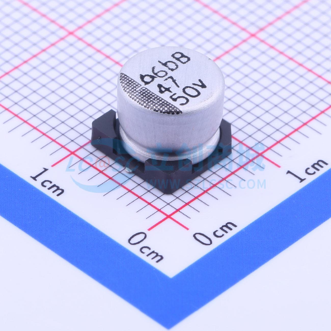 BXA 50V47 M 8*6实物图