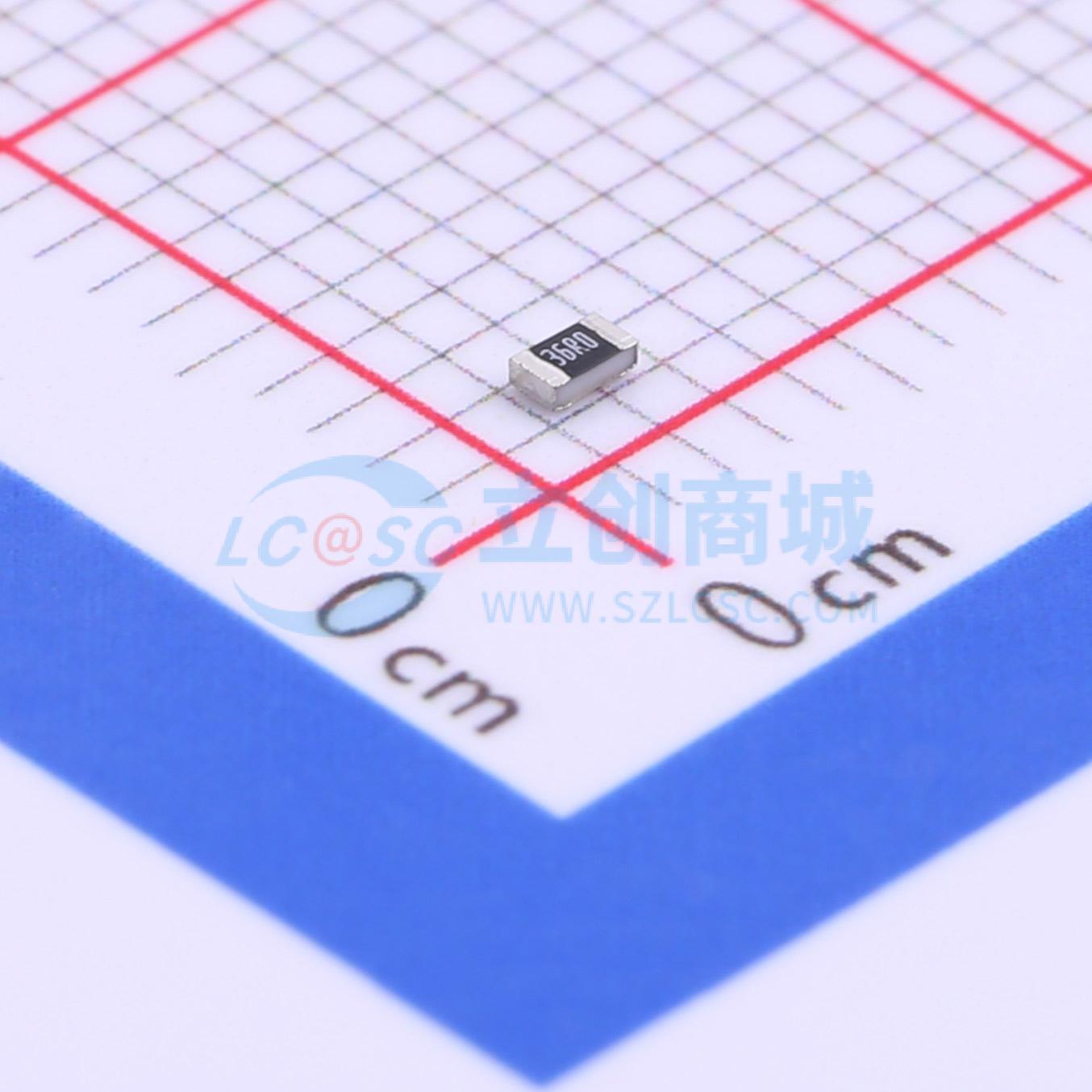 点击查看大图 HPCR0603F36R0K9实物图