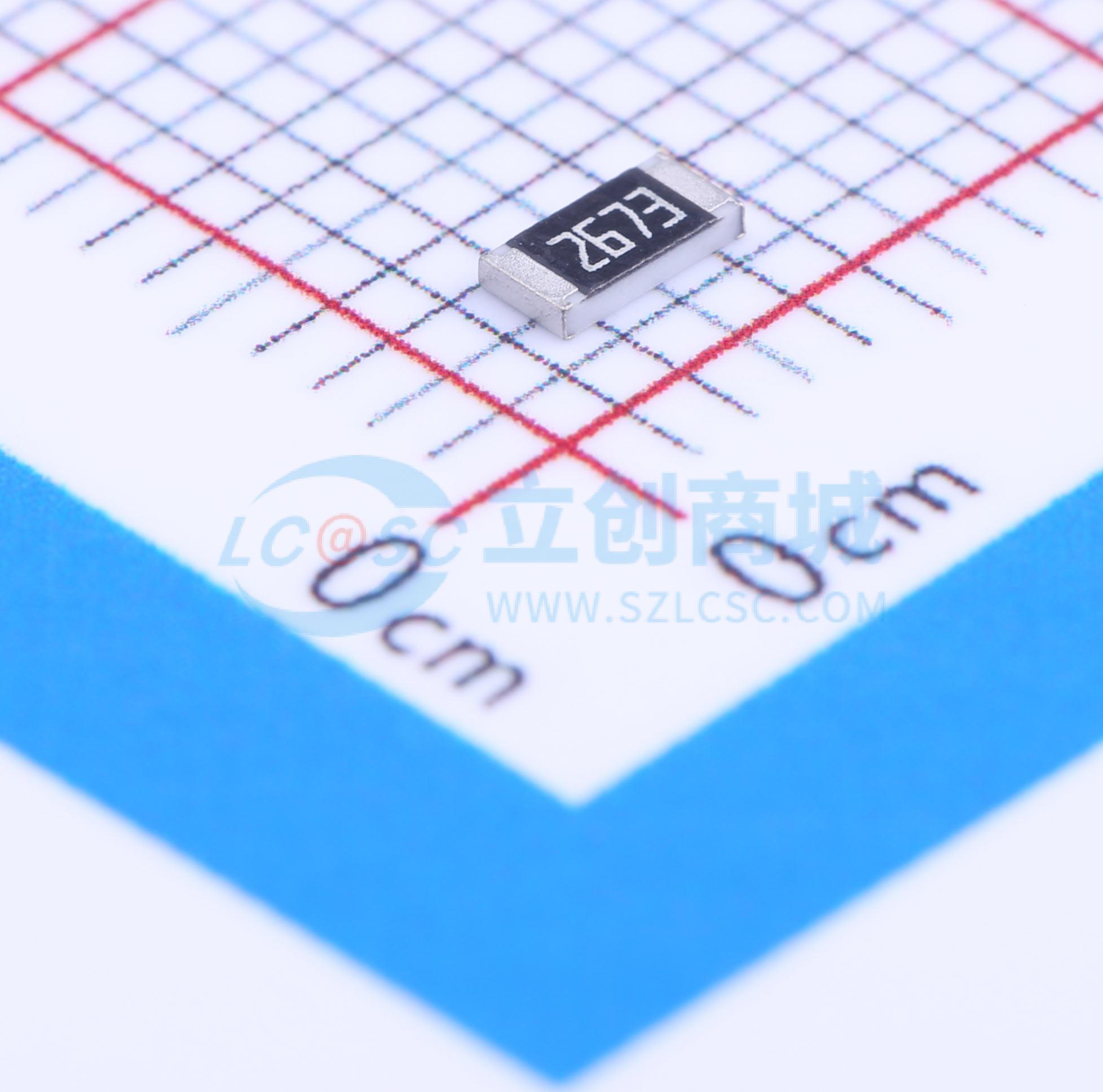 RC1206FR-07267KL实物图