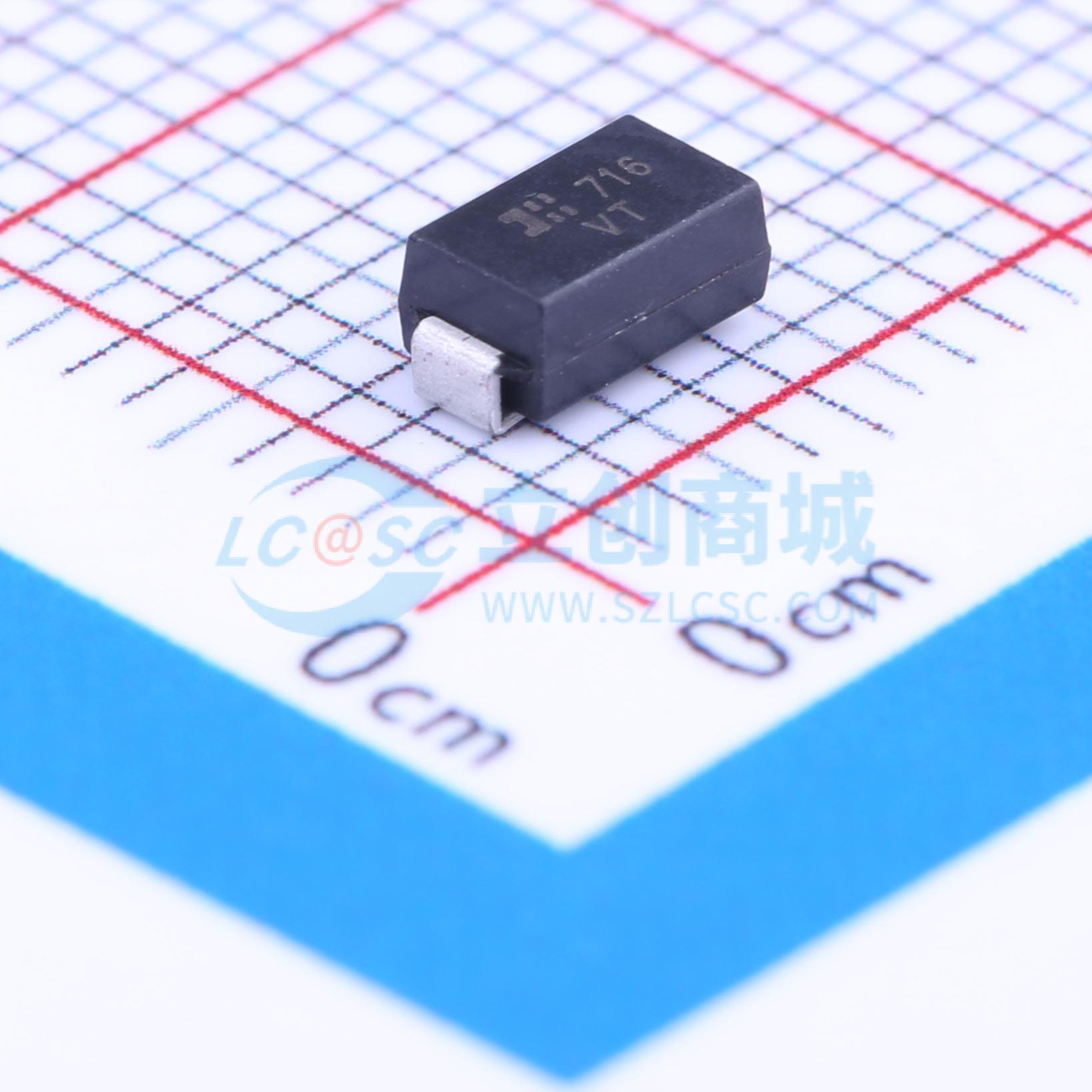 点击查看大图 SMAJ43CA-13-F实物图