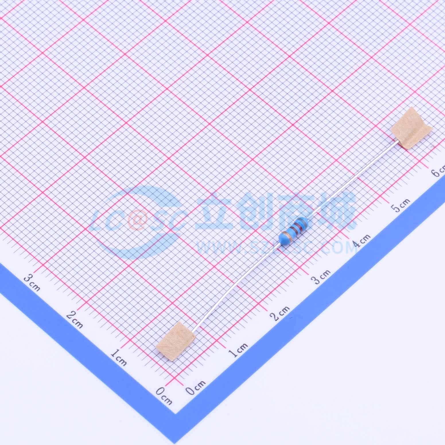 点击查看大图 MFR-25JT-52-820R实物图