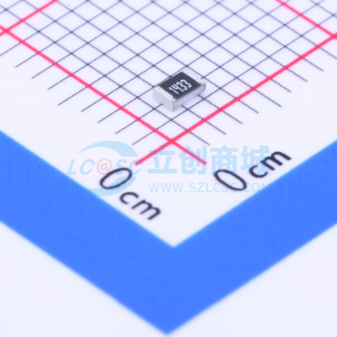 0805W8F1433T5E实物图