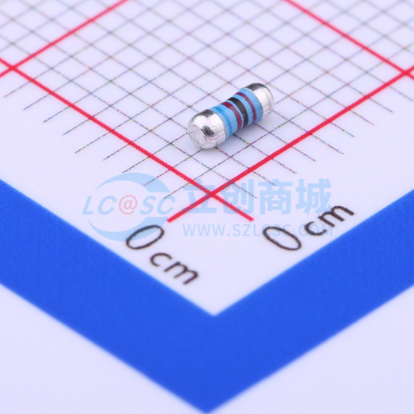 点击查看大图 MELF-MFR02041/4WS62KΩFT50实物图