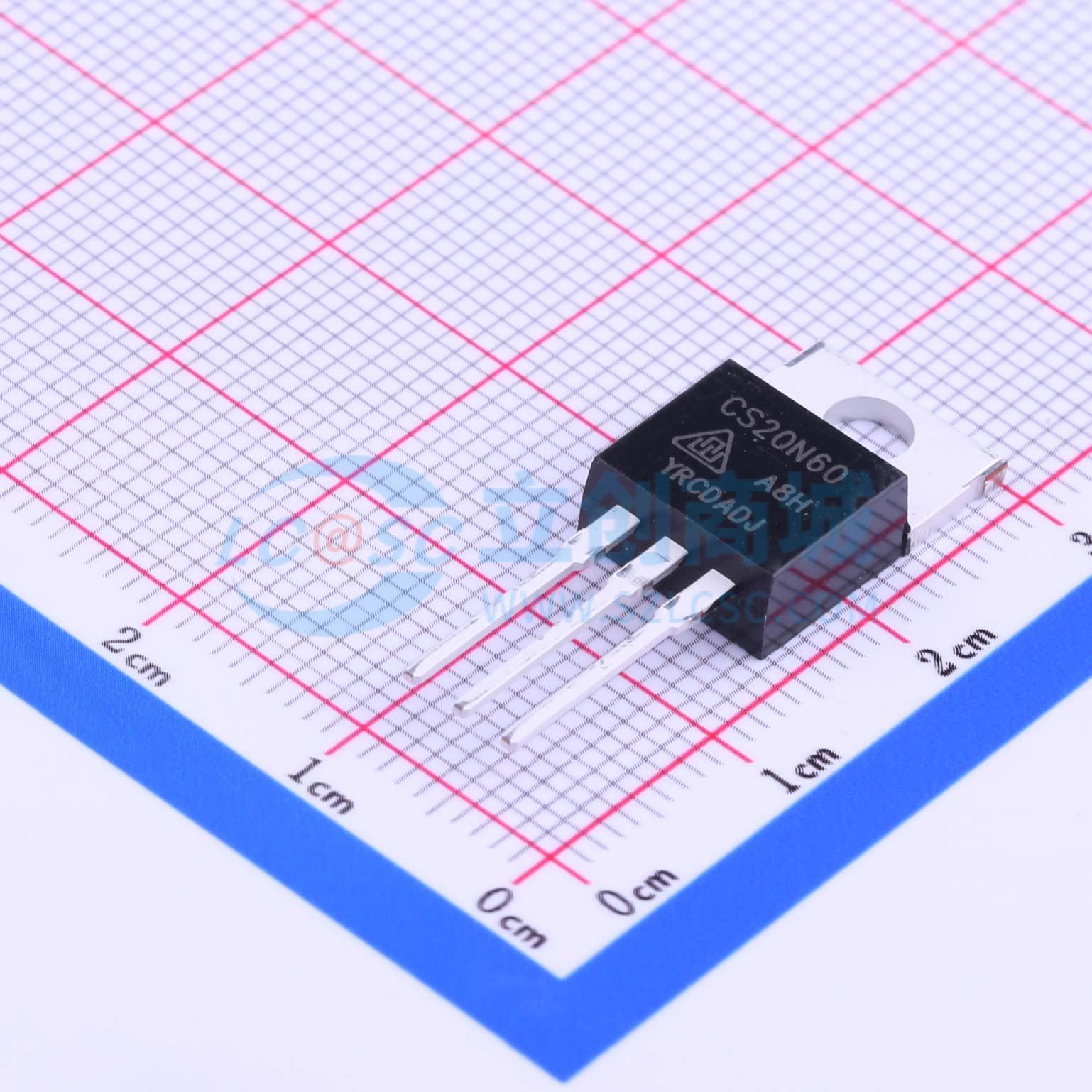 点击查看大图 CS20N60A8H实物图