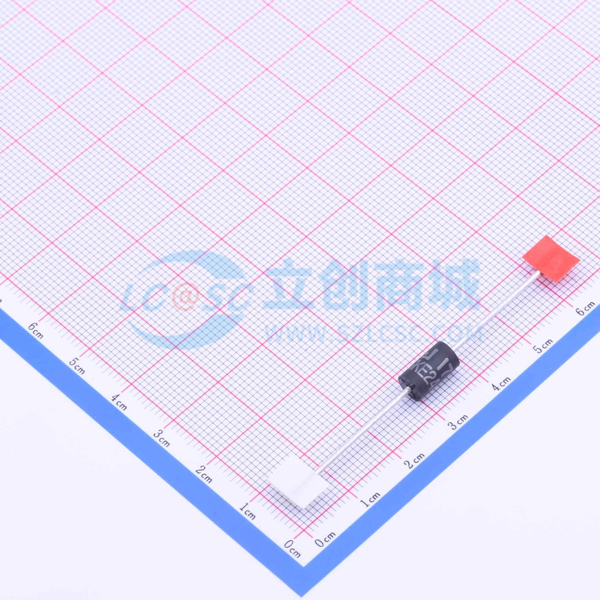 点击查看大图 1.5KE24CA实物图