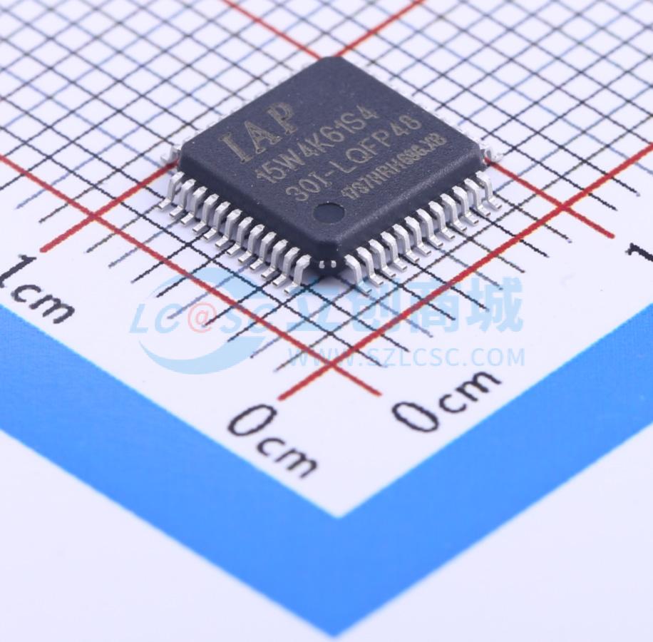点击查看大图 IAP15W4K61S4-30I-LQFP48实物图