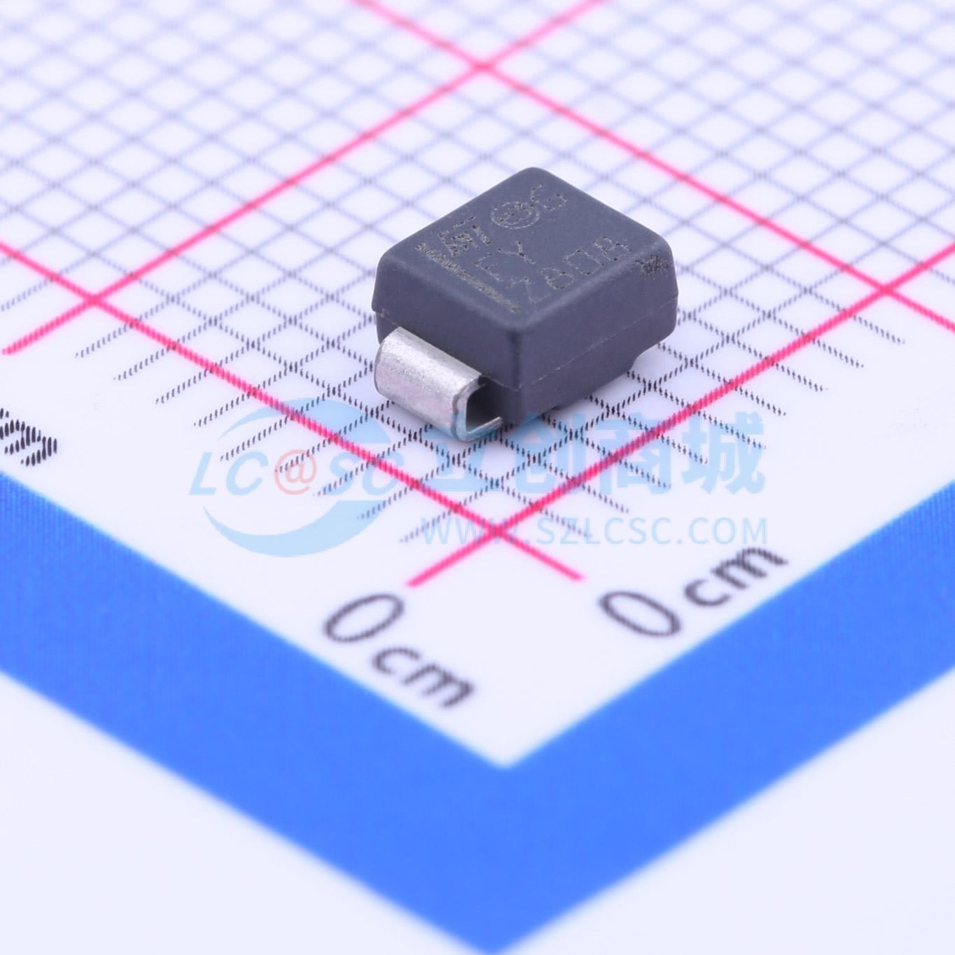 点击查看大图 SM6T100A实物图