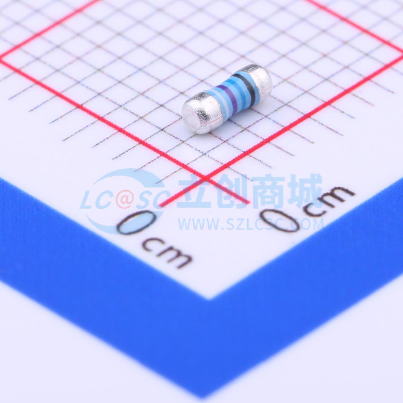 点击查看大图 MELF-MFR02041/4WS976ΩFT50实物图